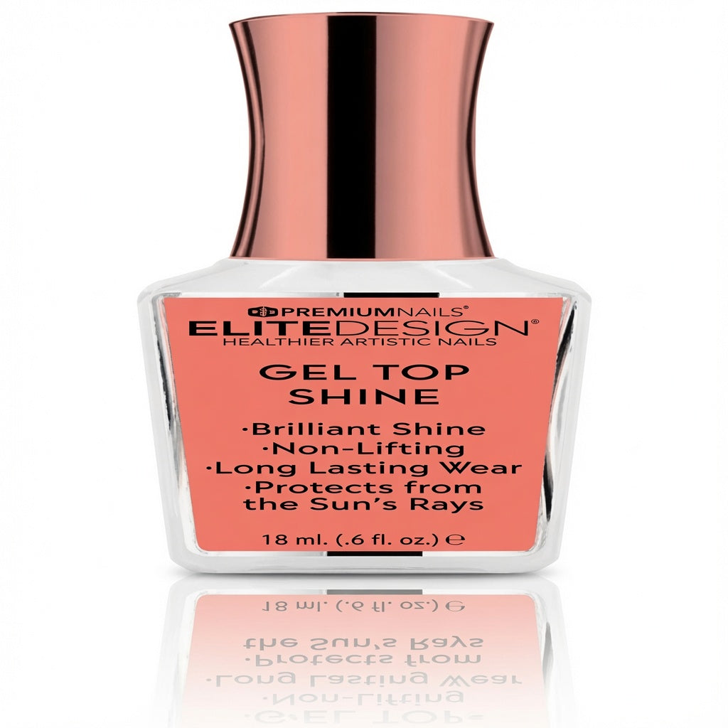 Elite dip edgts010 gel top shine - 0.6 fl.oz. - top coat