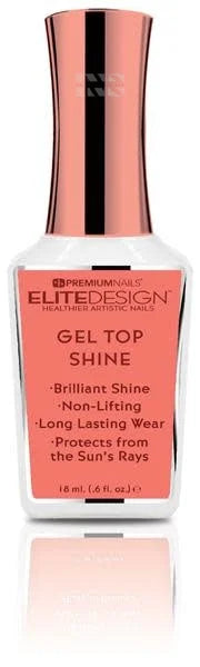 ELITE DIP EDGTS010 Gel Top Shine - 0.6 fl.oz. - Top Coat