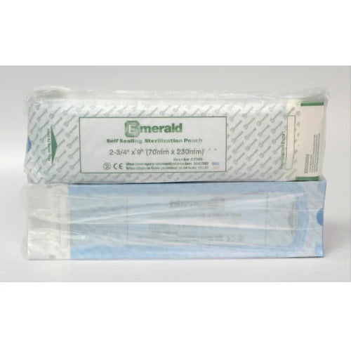 EMERALD Sterilization Pouch 2.75’’ x 9’’ 200/Box -