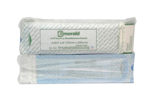 EMERALD Sterilization Pouch 2.75’’ x 9’’ 4000/Box -