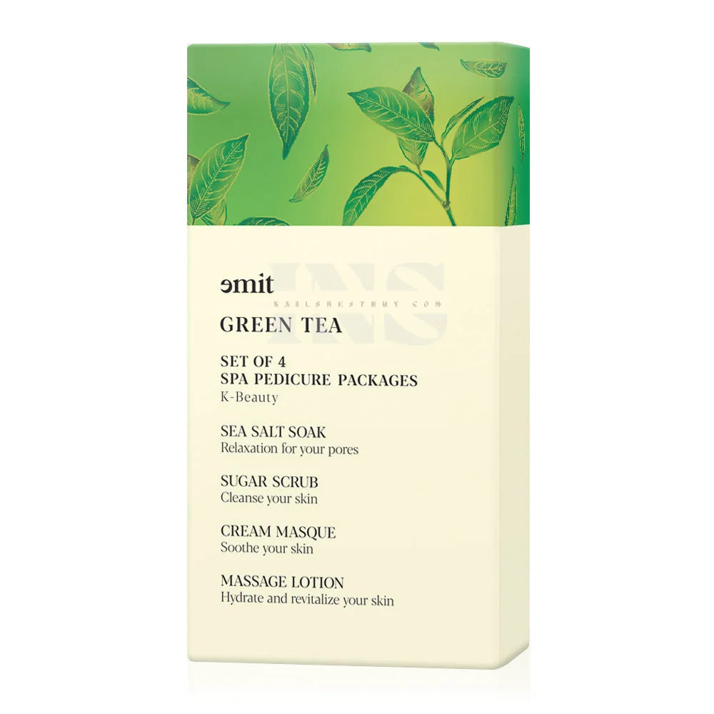 EMIT 4 Step Pedicure Green Tea 100/CASE - Pedi Kit