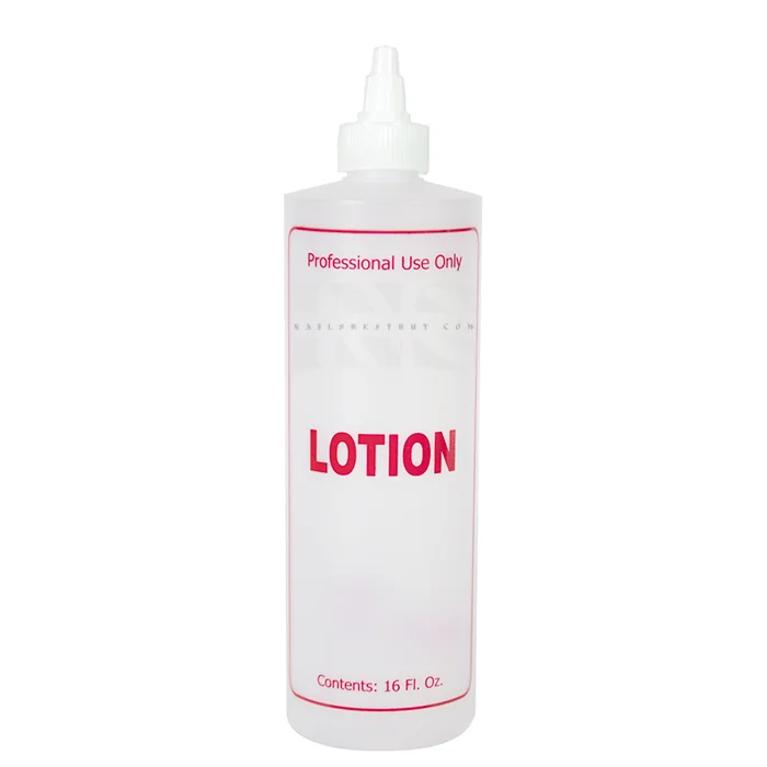 Empty Plastic Bottle Lotion - 16 oz - Empty Container