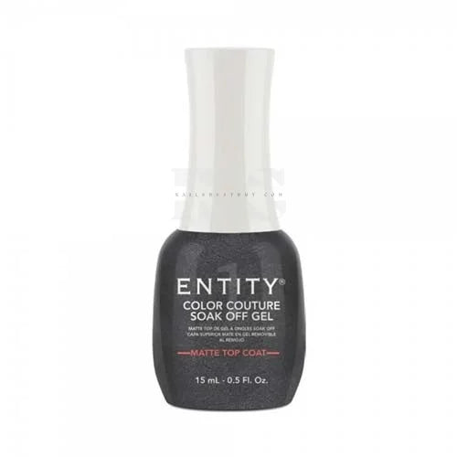 ENTITY Gel - Matte Top Coat Soak Off - 0.5 oz - Gel Polish