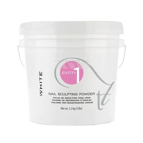 ENTITY Sculpting Powder White 80oz (5 lbs) - Dip Polish