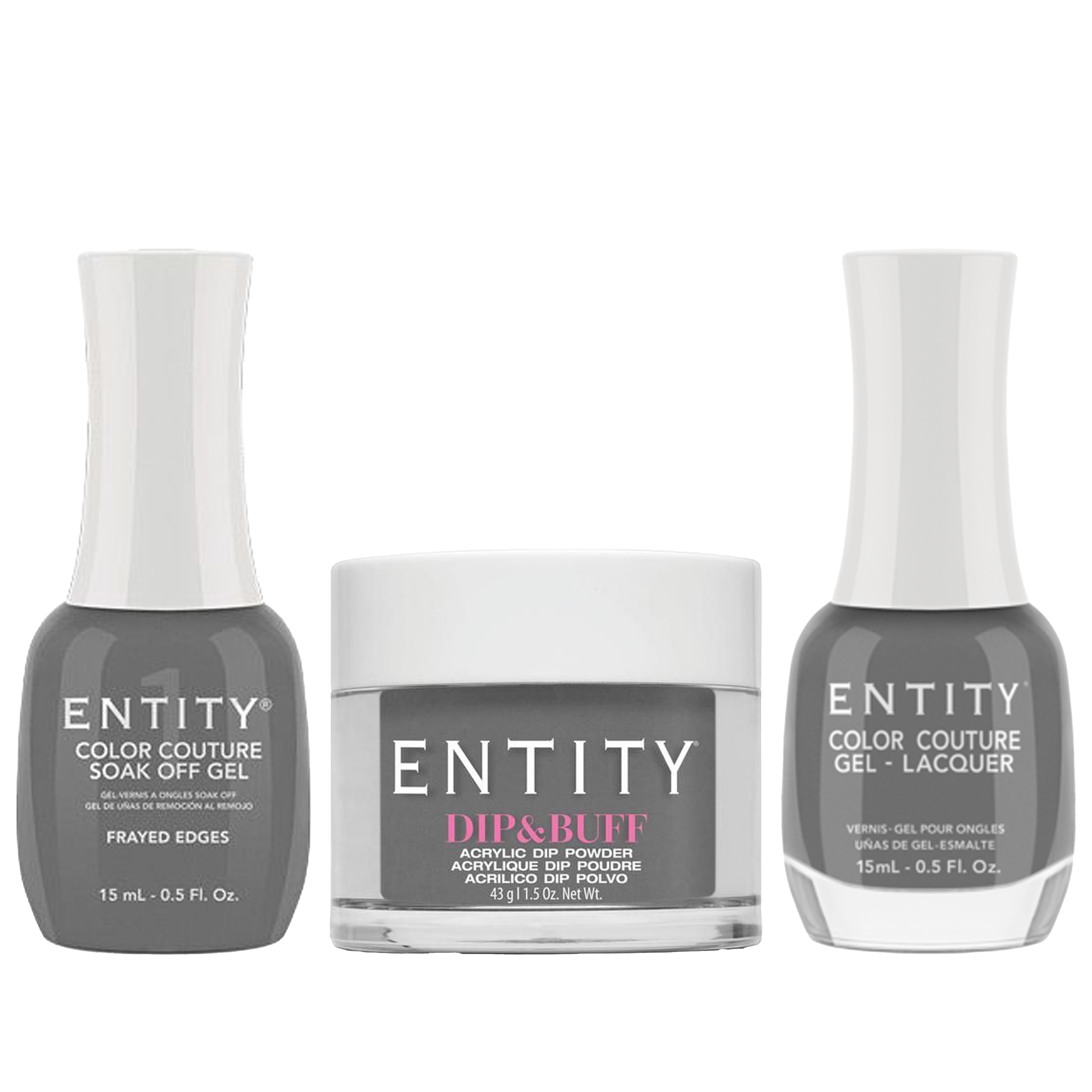 Entity trio - frayed edges 876 - dip polish