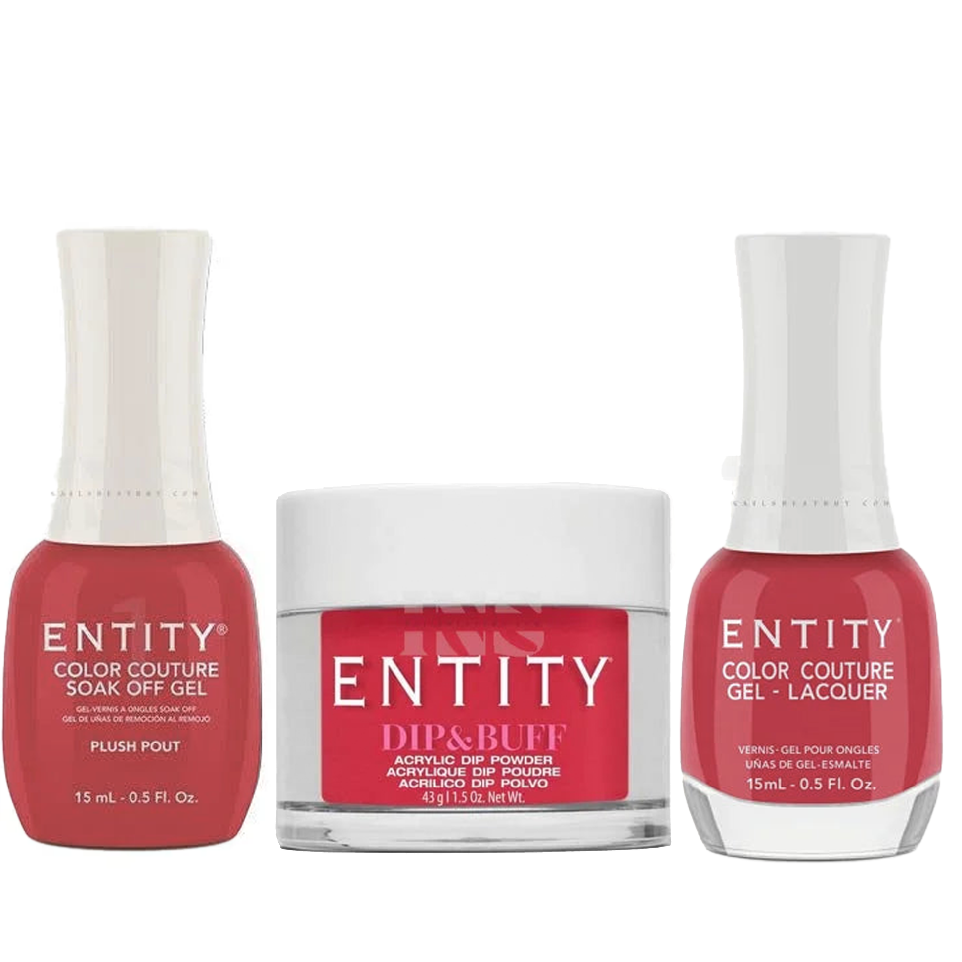 Entity trio - plush pout 855 - gel polish