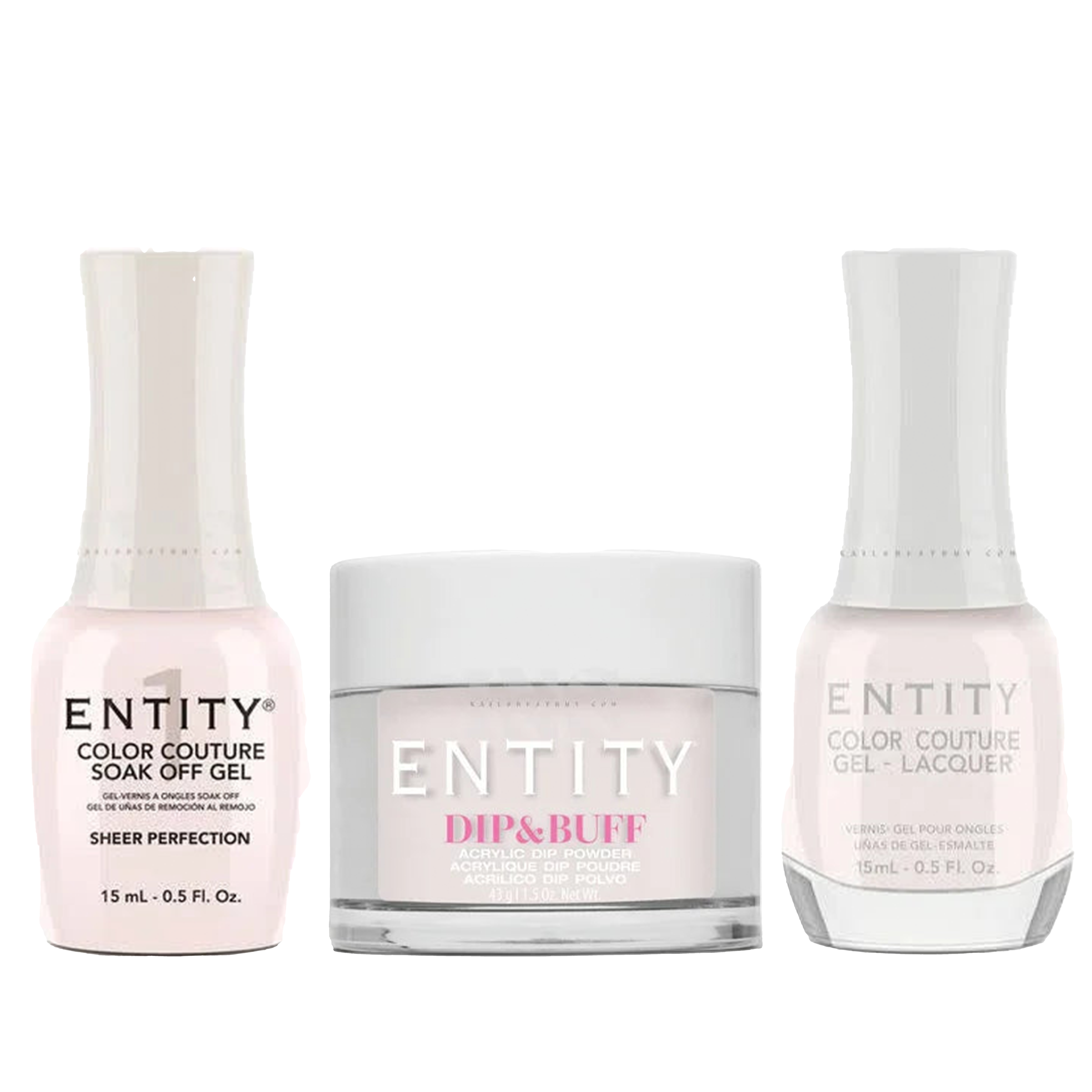Entity trio - sheer perfection 845 - gel polish