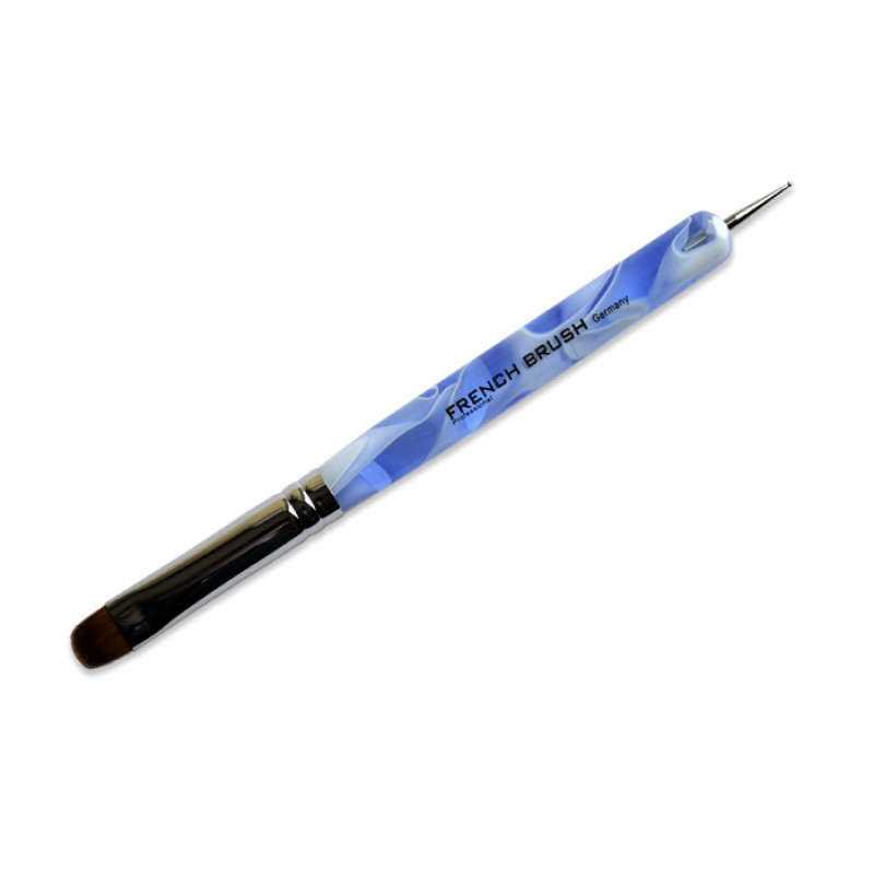 French blue marble #14 - nail art brush