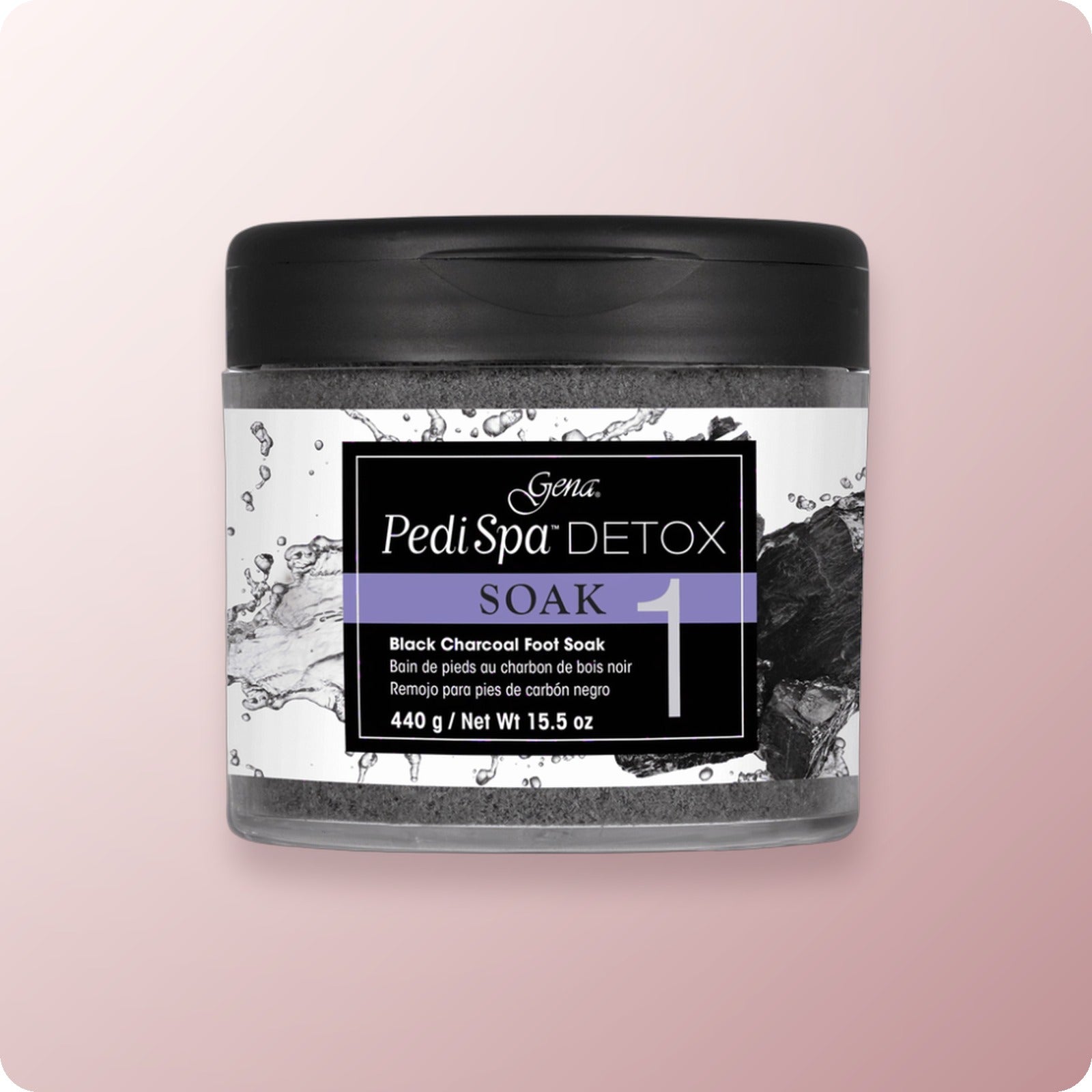GENA Step 1 Charcoal Detox Soak 15.5 oz