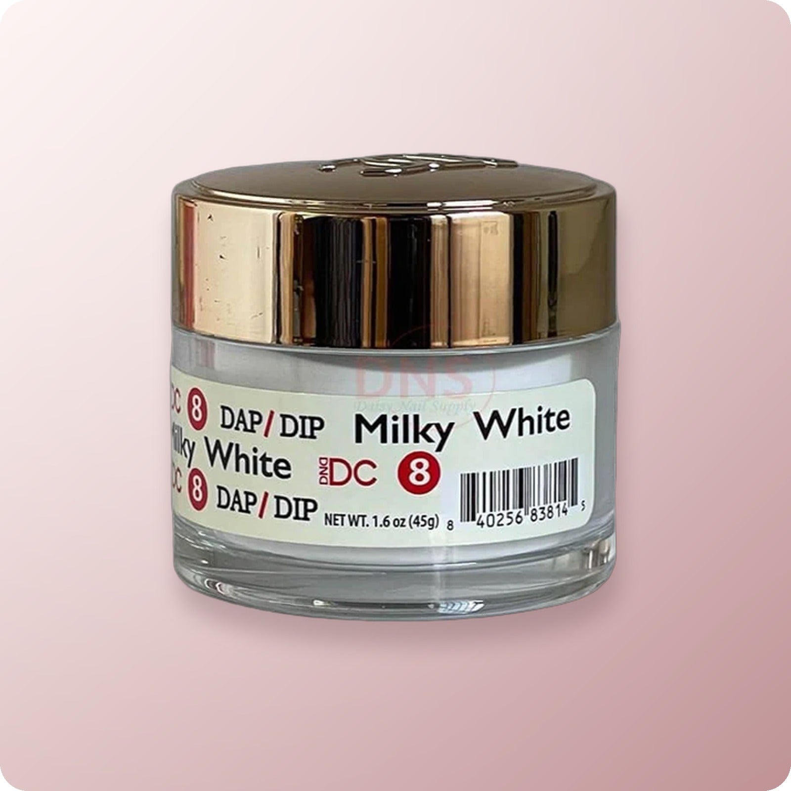DND DC Dip & Dap #008 Milky White - 1.6 oz
