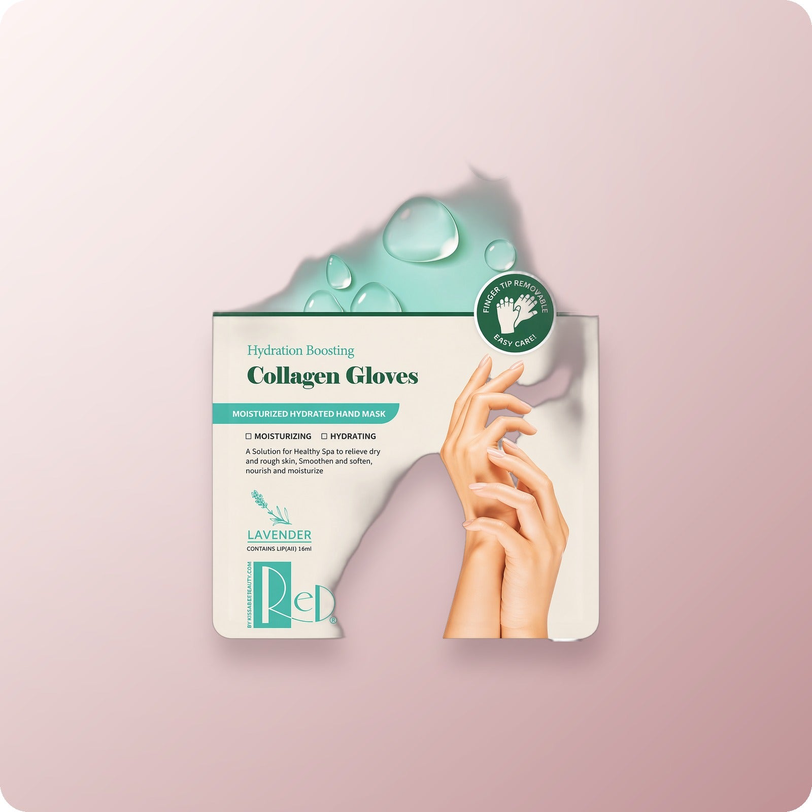 Red Collagen Mask Gloves - Single