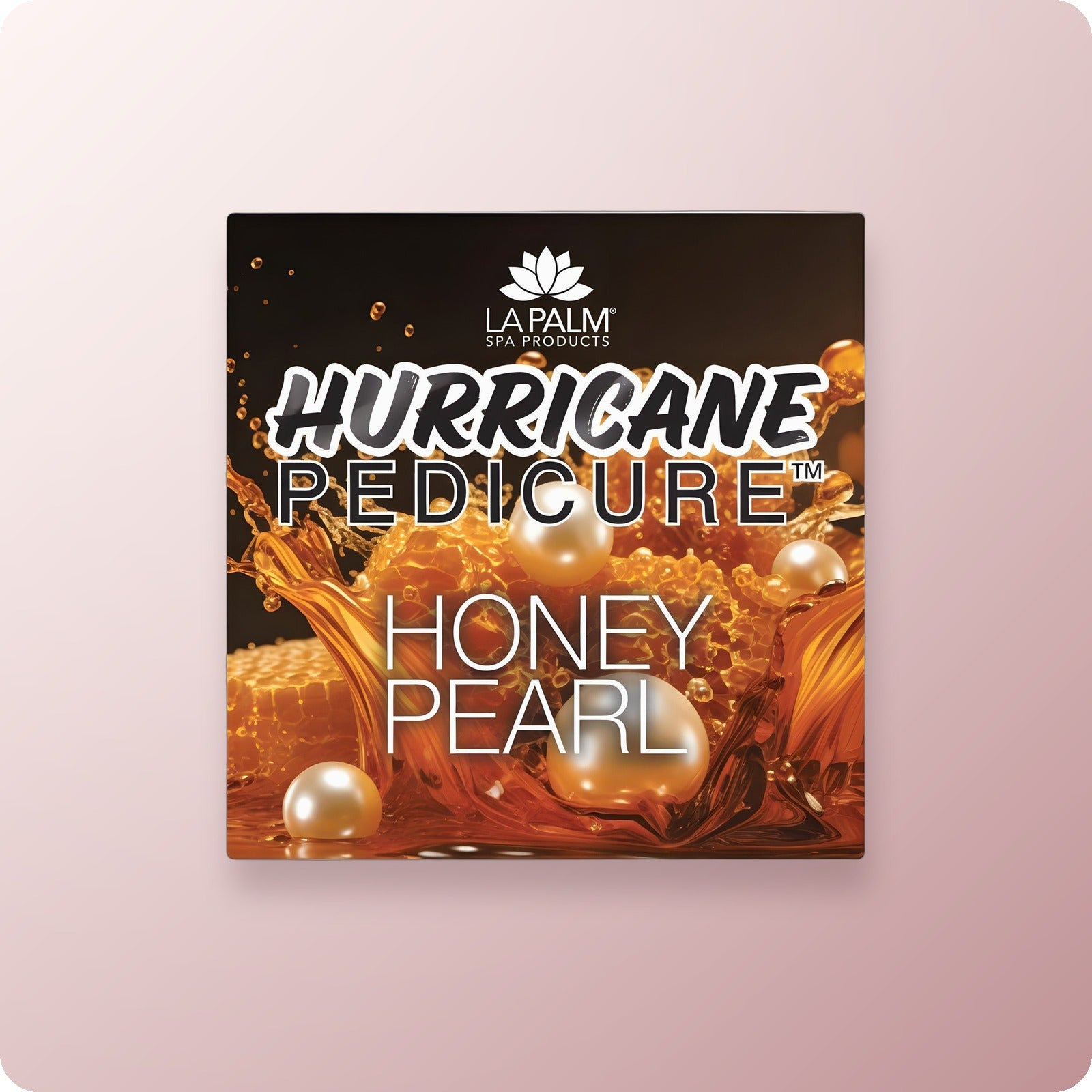 LA PALM Hurricane 5 Step Pedicure Honey Pearl - Single