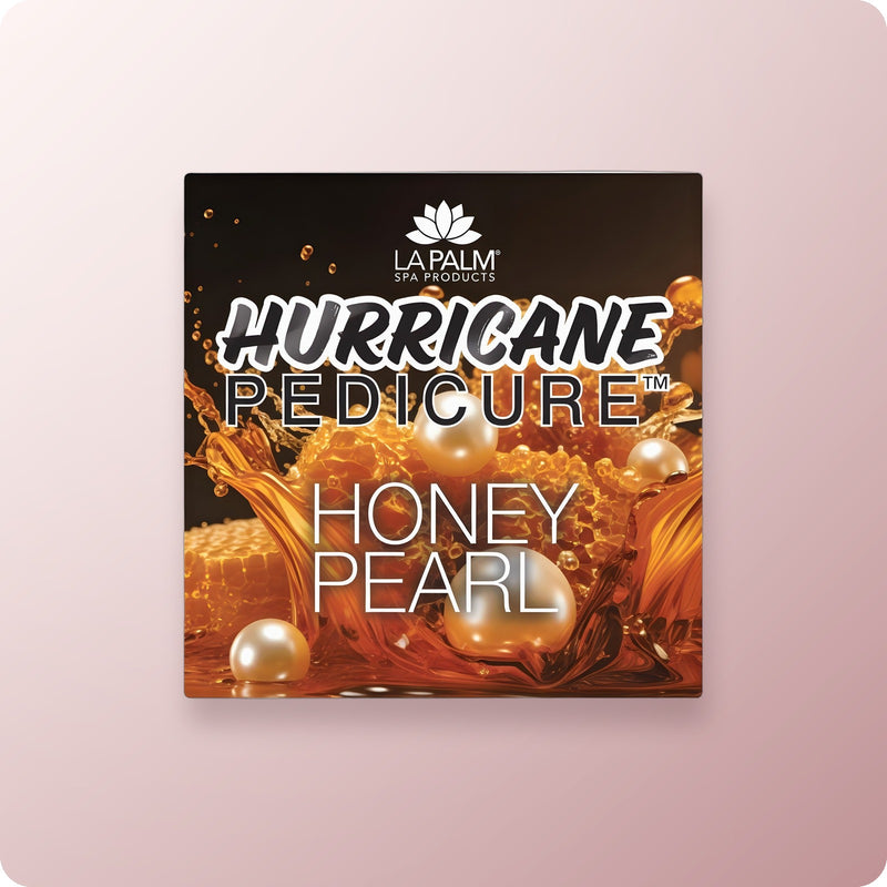 LA PALM Hurricane 5 Step Pedicure Honey Pearl - Single