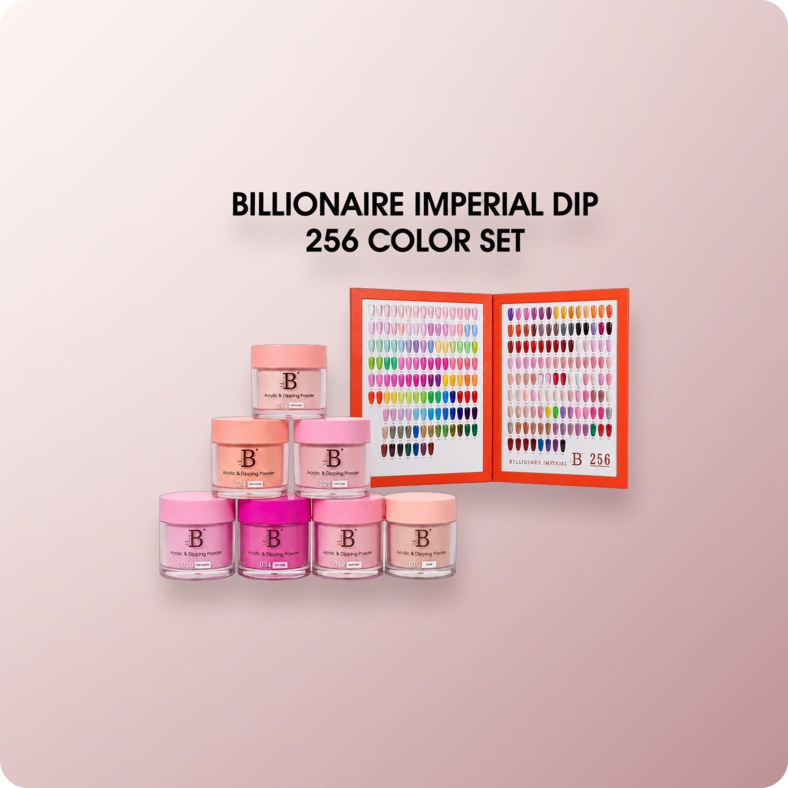 Billionaire Dip Powder - Imperial Collection Full Set 256 Colors (W2)
