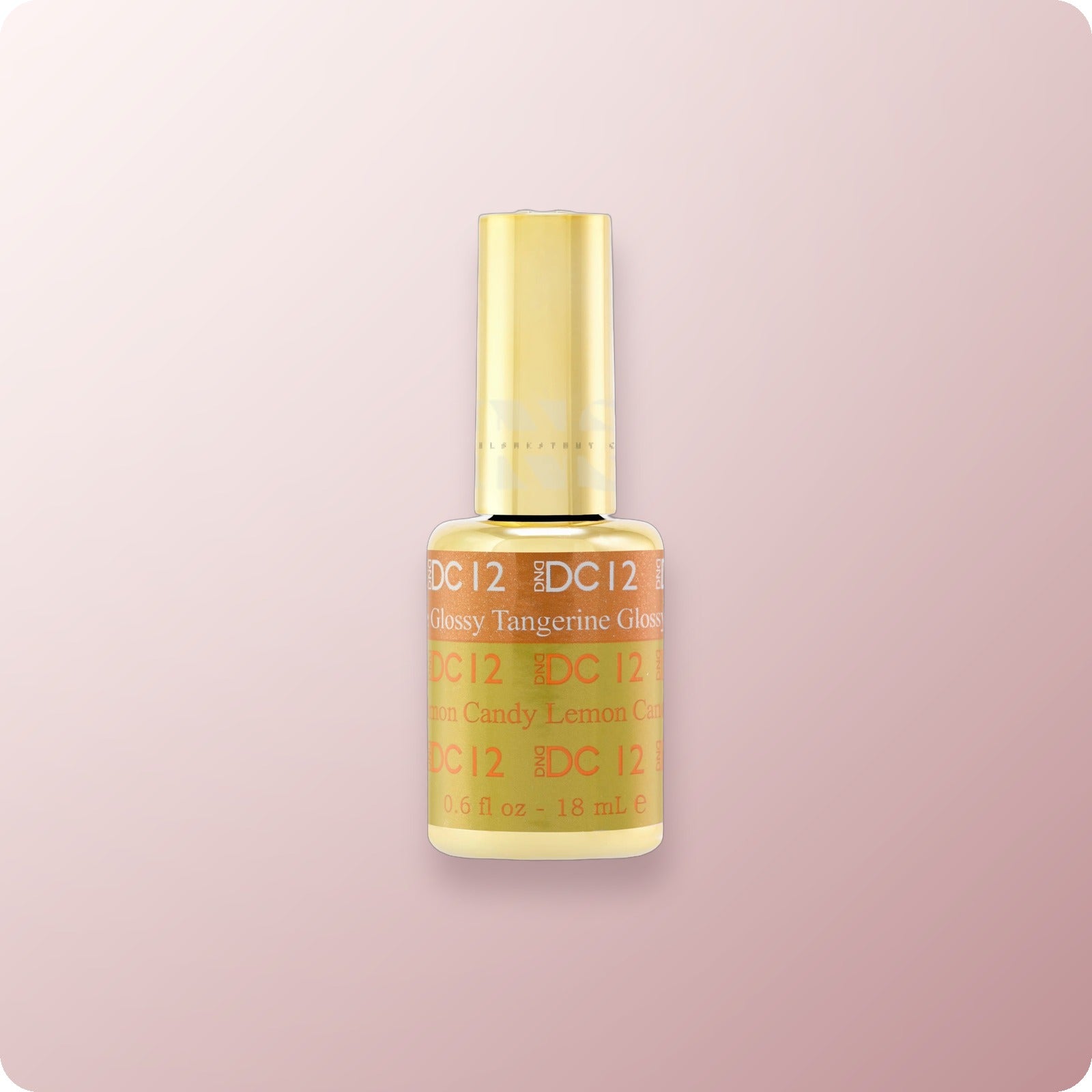 DND DC Gel - Mood Change - 12 Glossy Tangerine To Lemon Candy