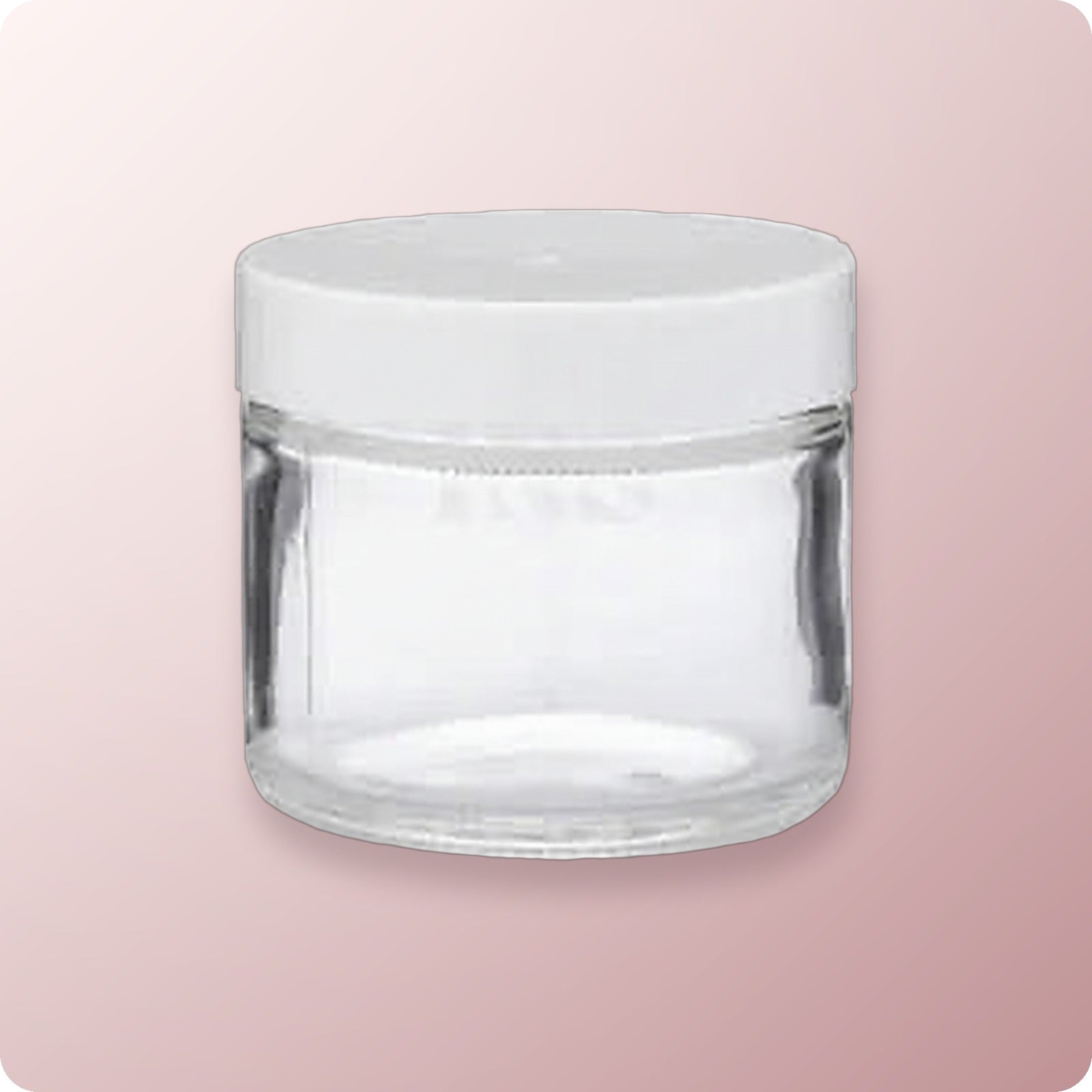 Plastic Jar White w/Lid PB50 2 oz
