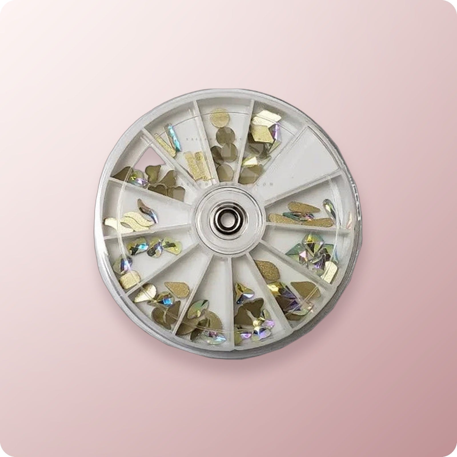 12 Size Irreglar Crystal Rhinestone Wheel