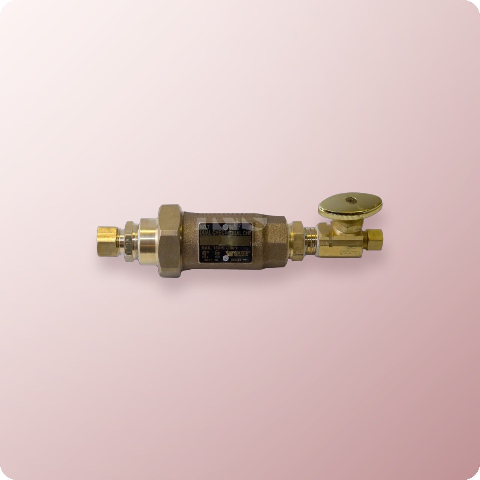 Dual Check Valve Backflow Preventer Kit