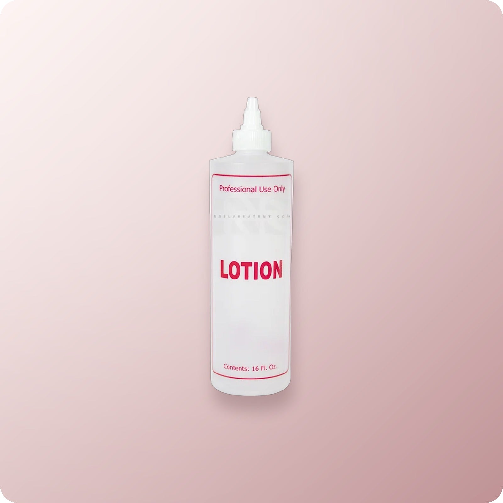 Empty Plastic Bottle Lotion - 16 oz