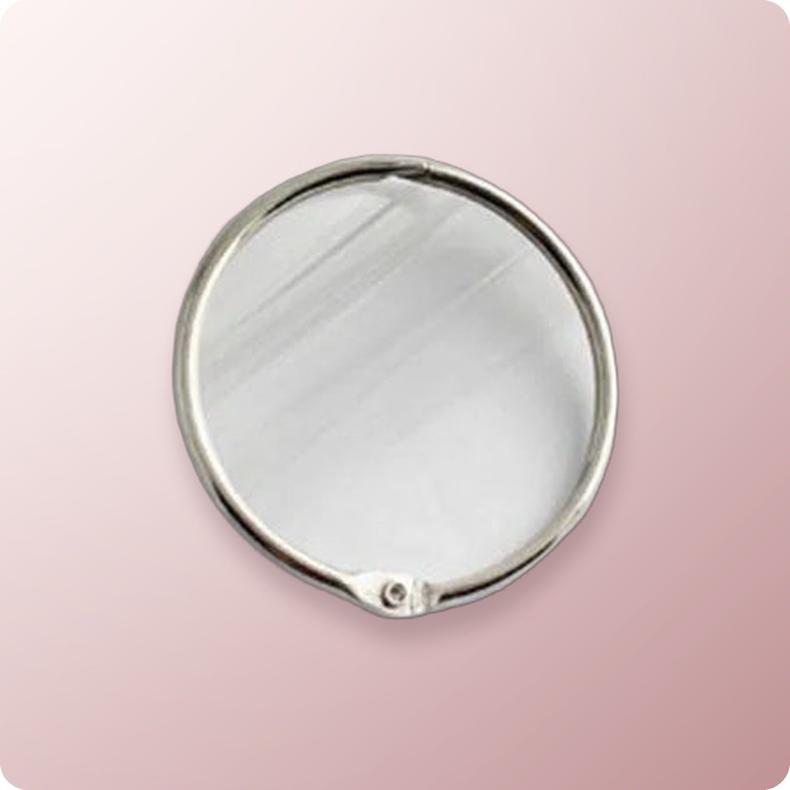 Nail Tip Clear Polish Display w/ Ring (50 pcs)