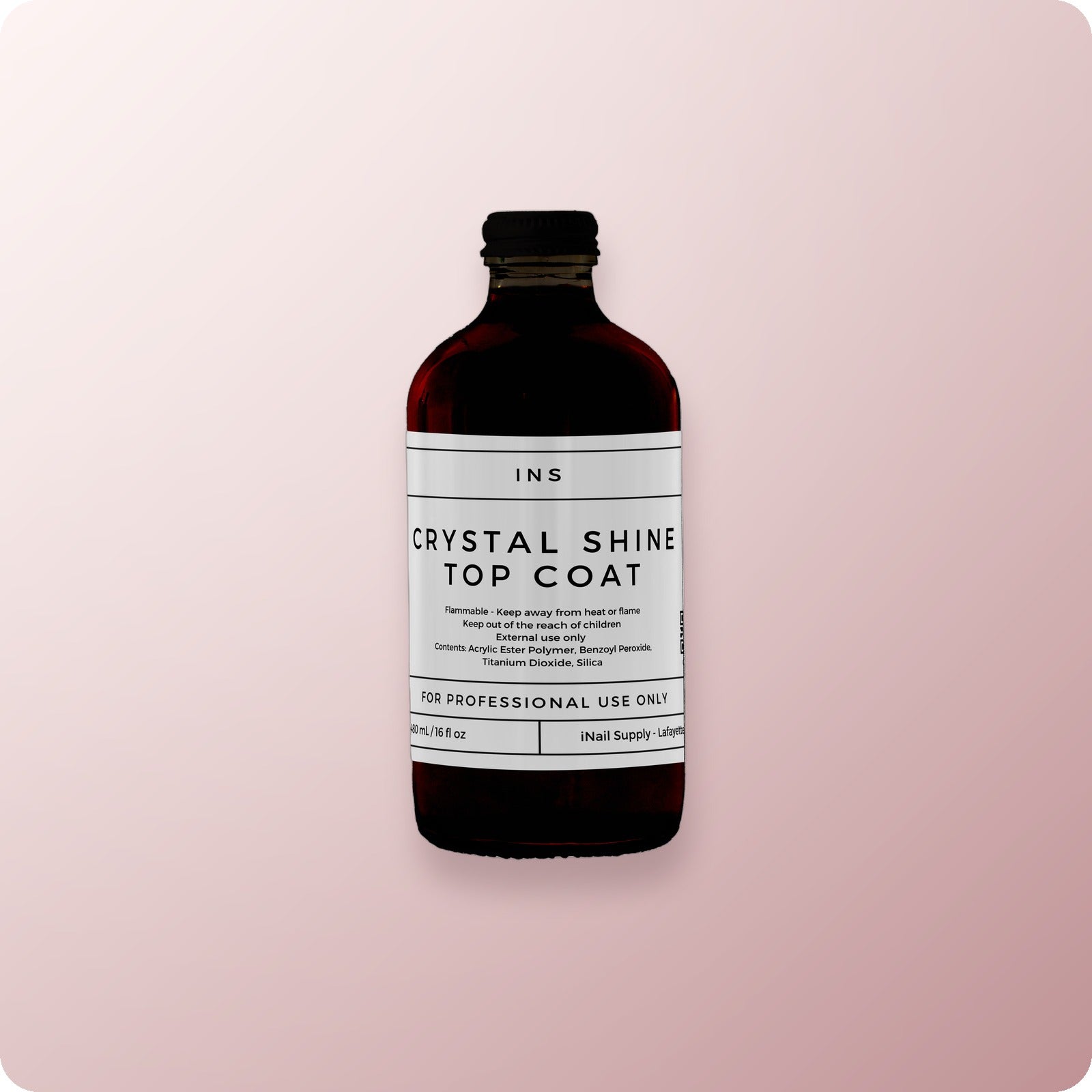 iNAIL SUPPLY - iNS UV Crystal Shine Top Coat 16 oz