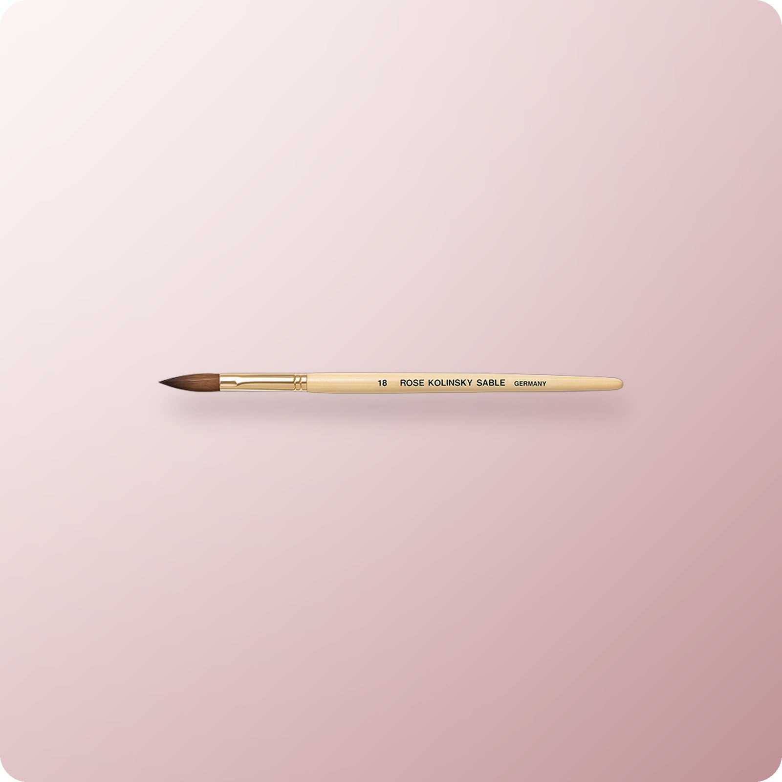Rose Kolinsky Nail Brush #18