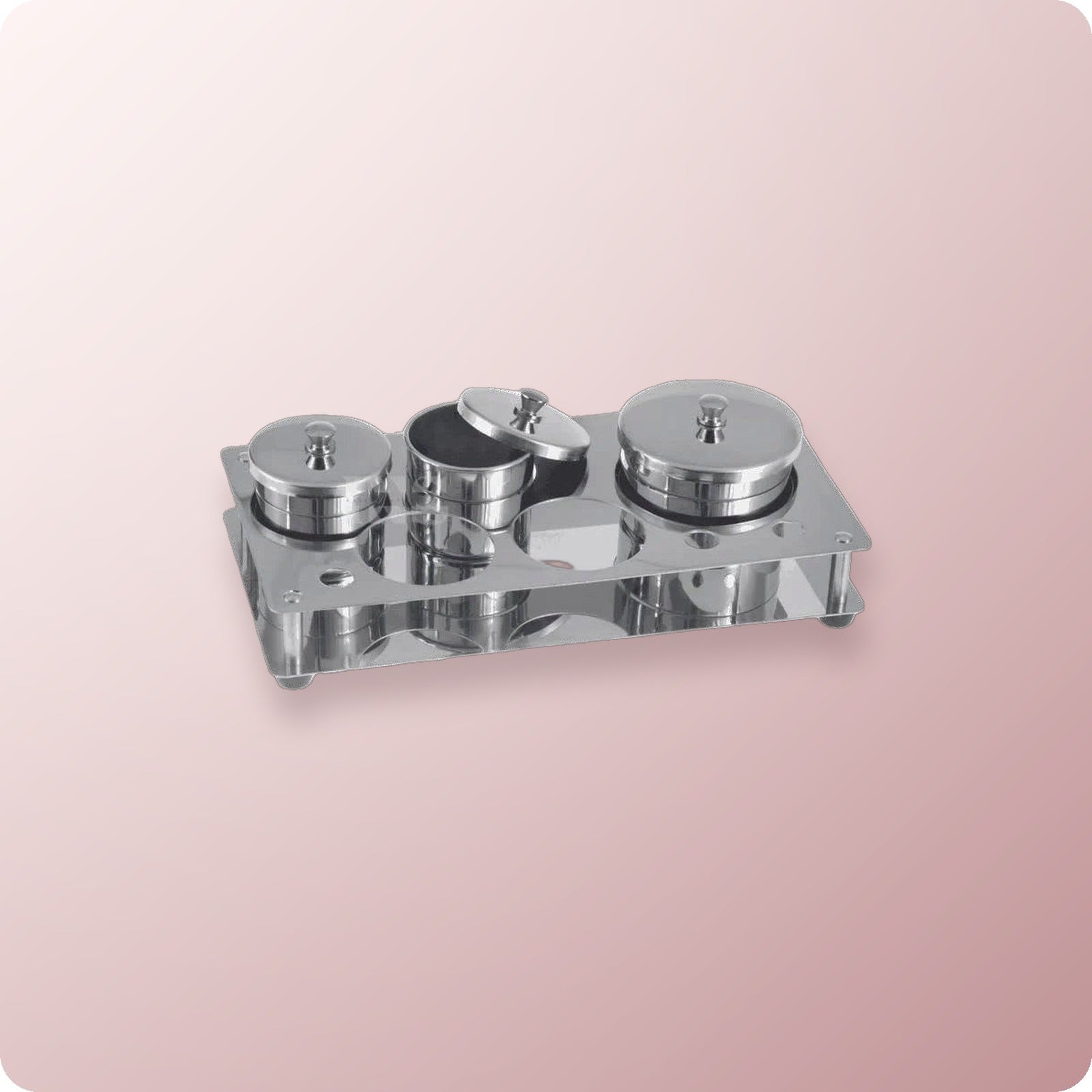 Stainless Steel Liquid & Powder Set (5 holes)