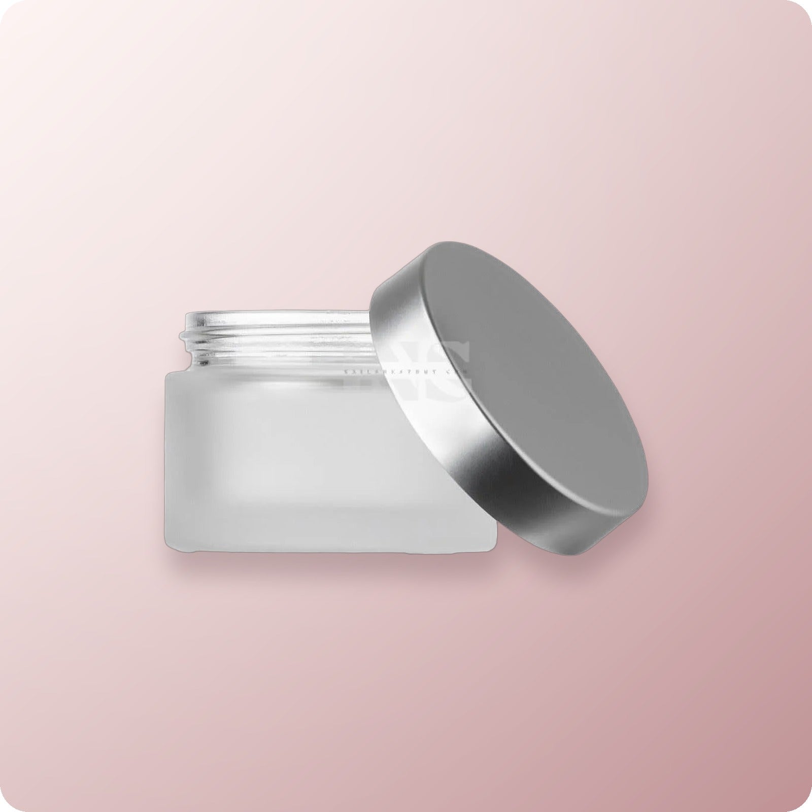 Powder Frosted Glass Jars POWDER CJF40P 40ML