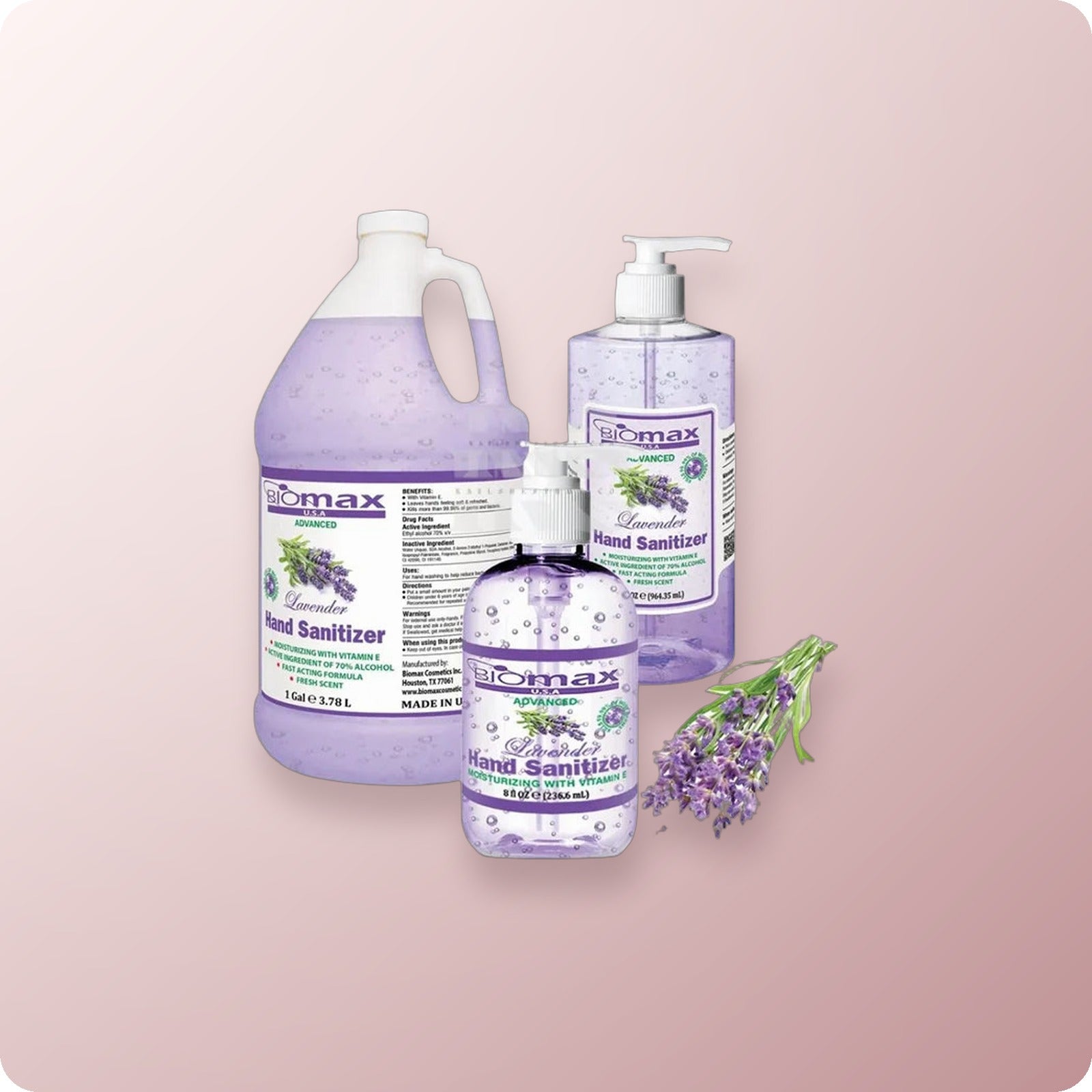 BIOMAX EPA Approved Surface Disinfectant Lavender Gallon 4/Box