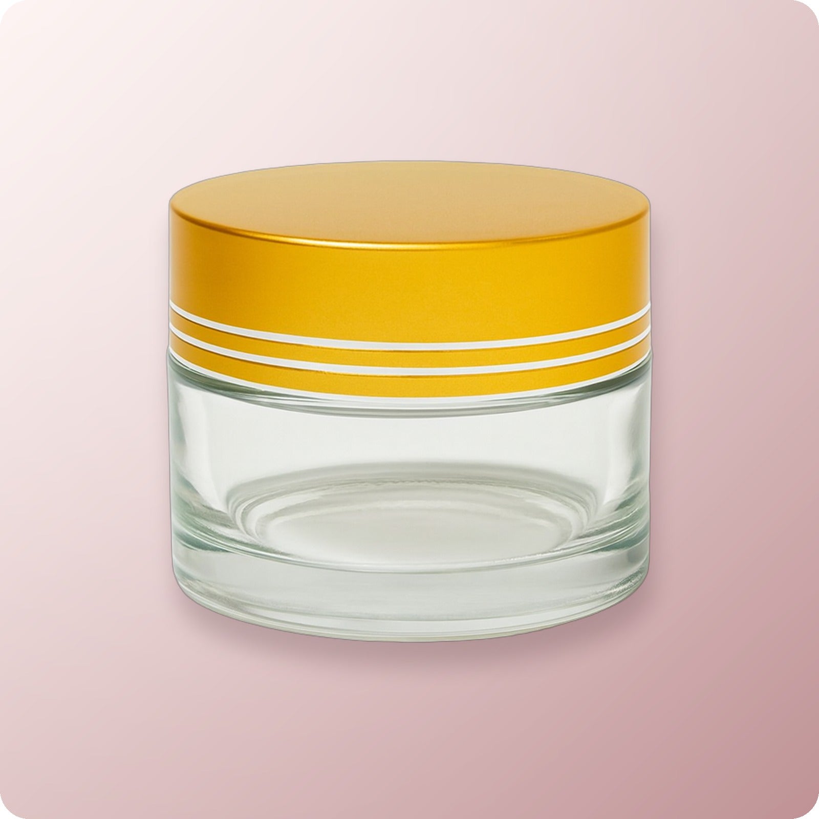 Glass Jar with (Golden Cap) CJC40 40ML