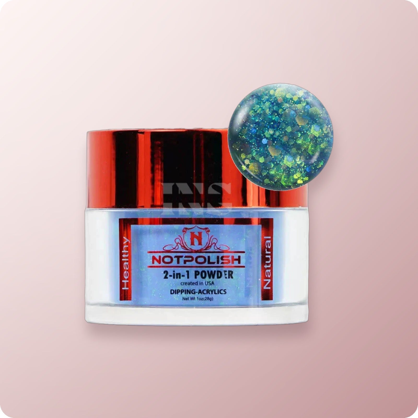 NOTPOLISH 2 in 1 Powder - OMG 26 Stars Dance - 1 oz