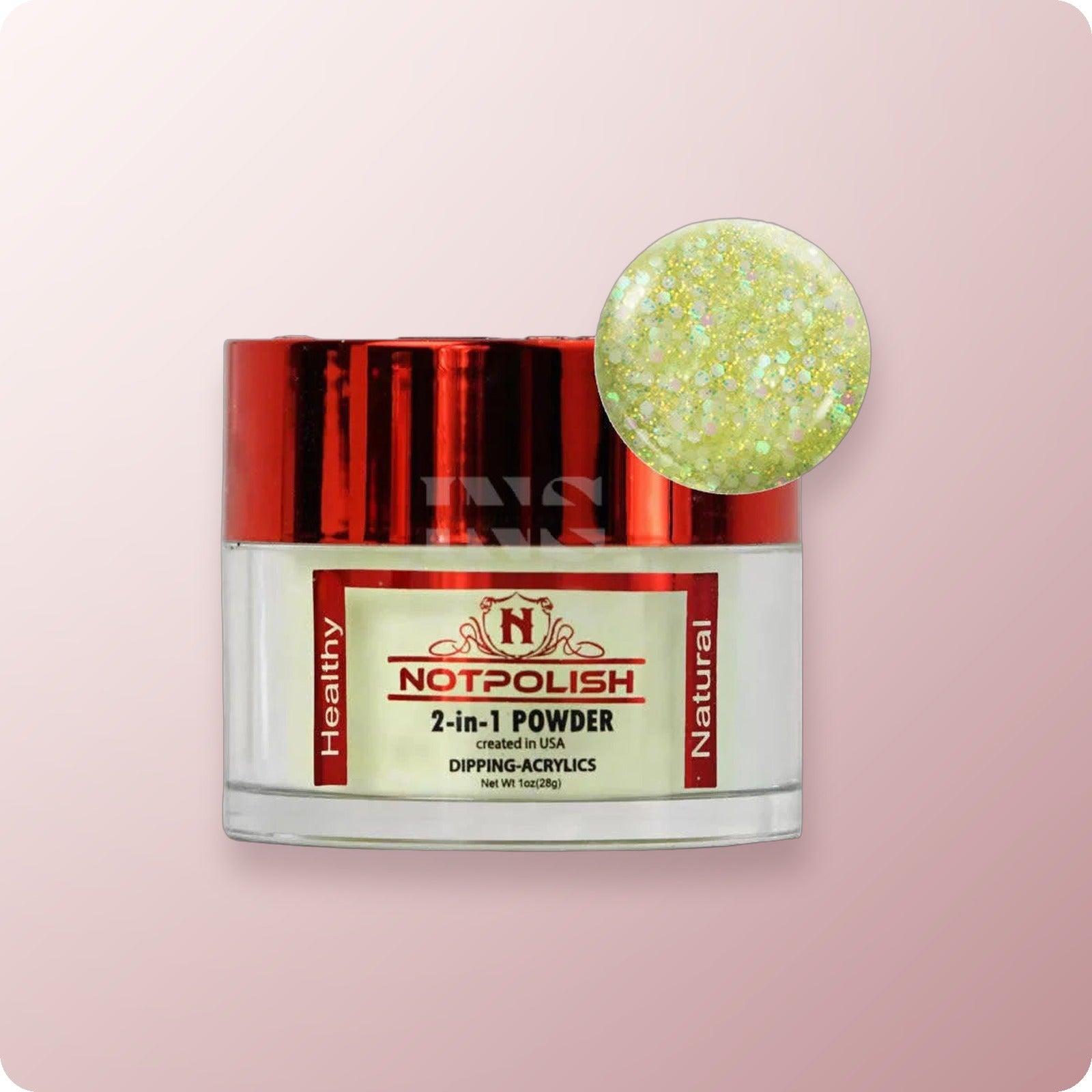 NOTPOLISH 2 in 1 Powder - OMG 43 Champagne Showers - 1 oz