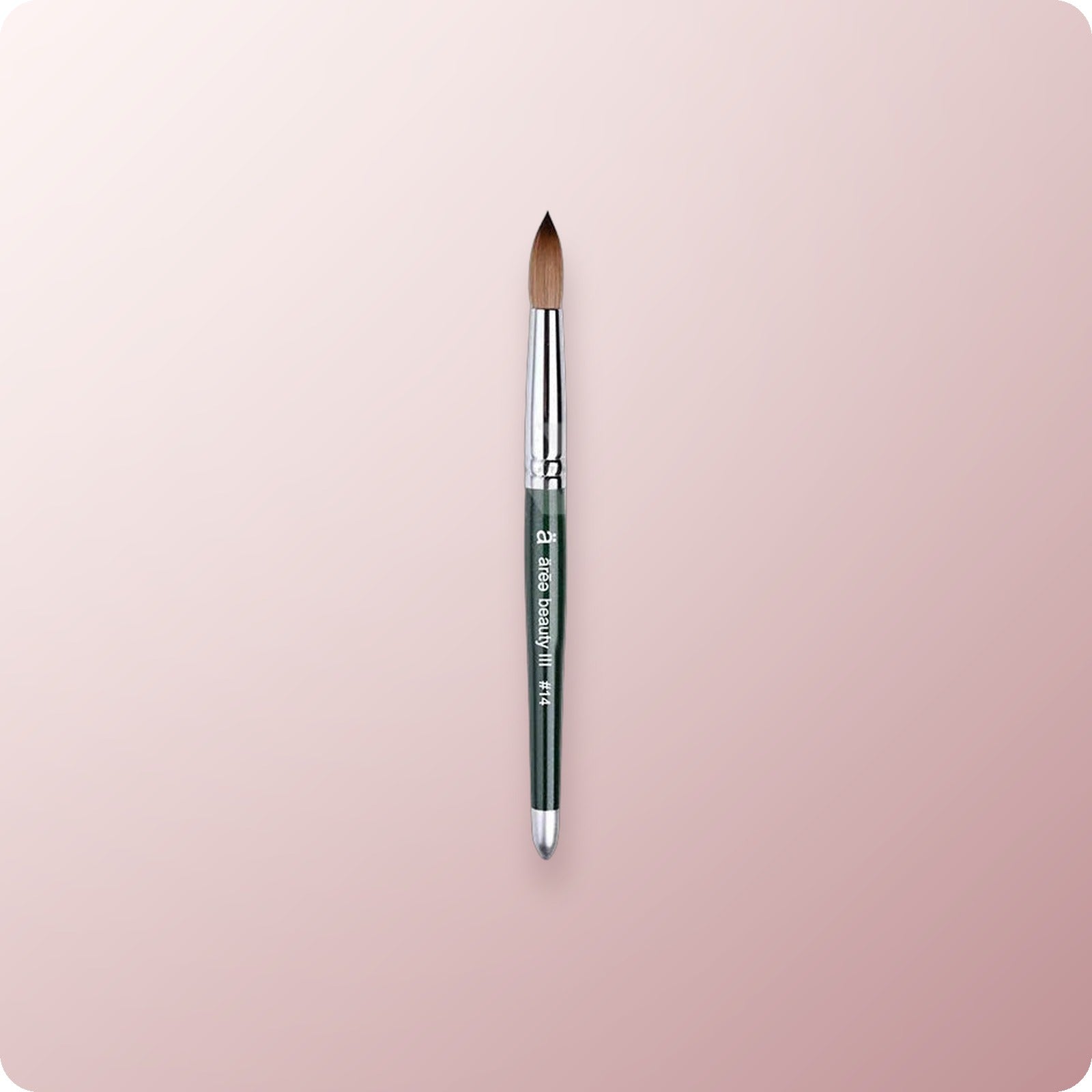 AREE Beauty 100% - Kolinsky Brush Emerald Wood #14 (Buy5get1)