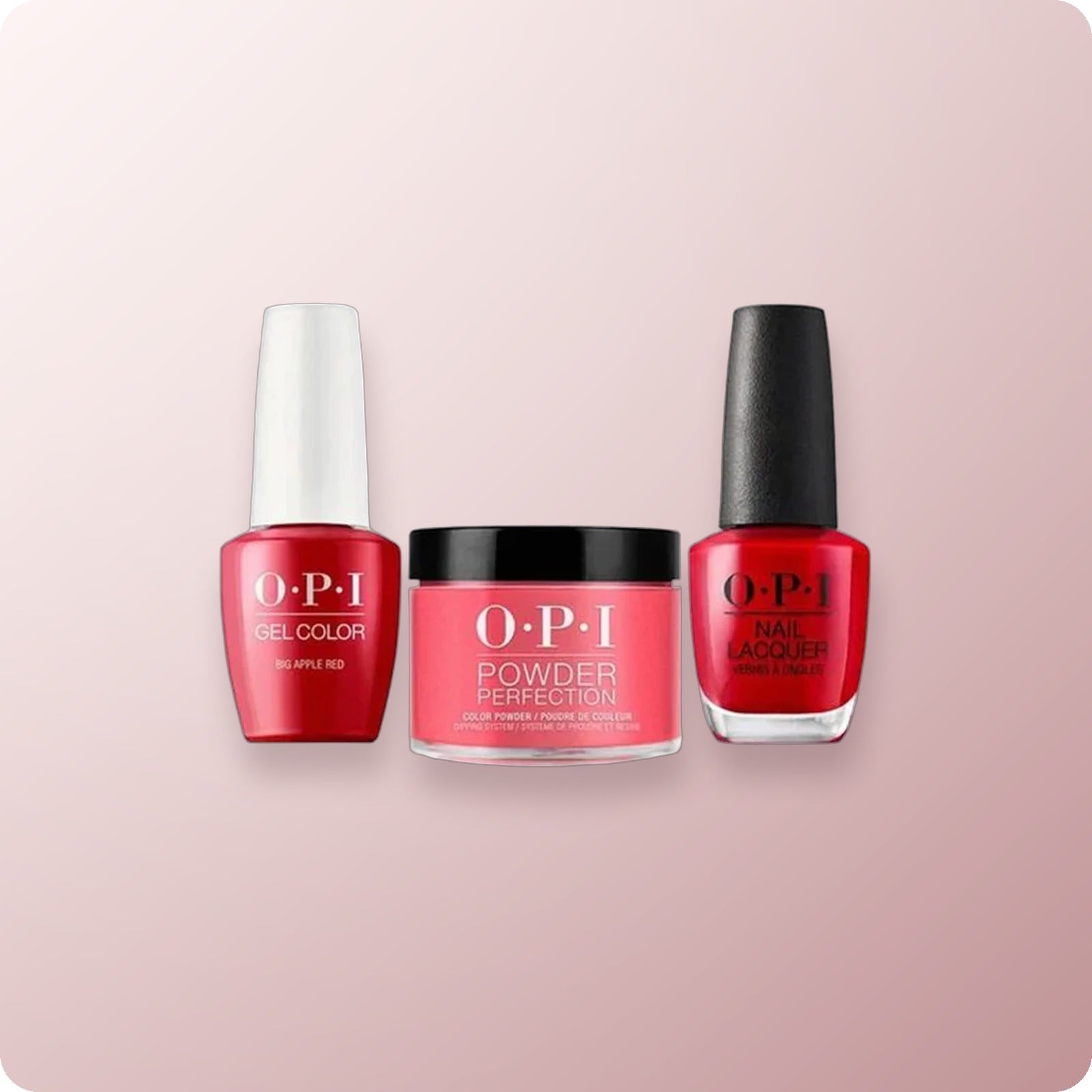 OPI Trio - Big Apple Red N25