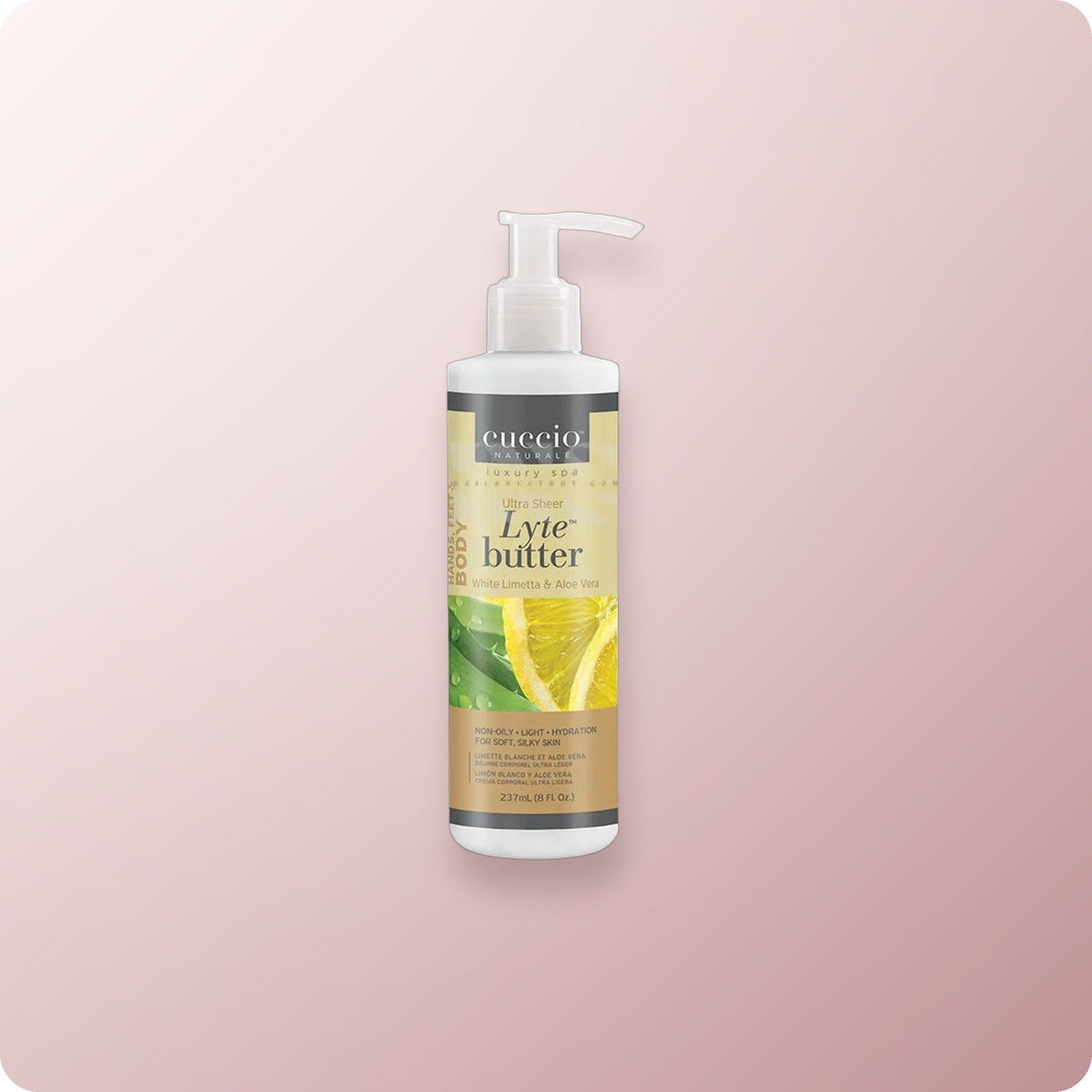 Cuccio Lyte Butter - White Limetta & Aloe Vera 8 oz