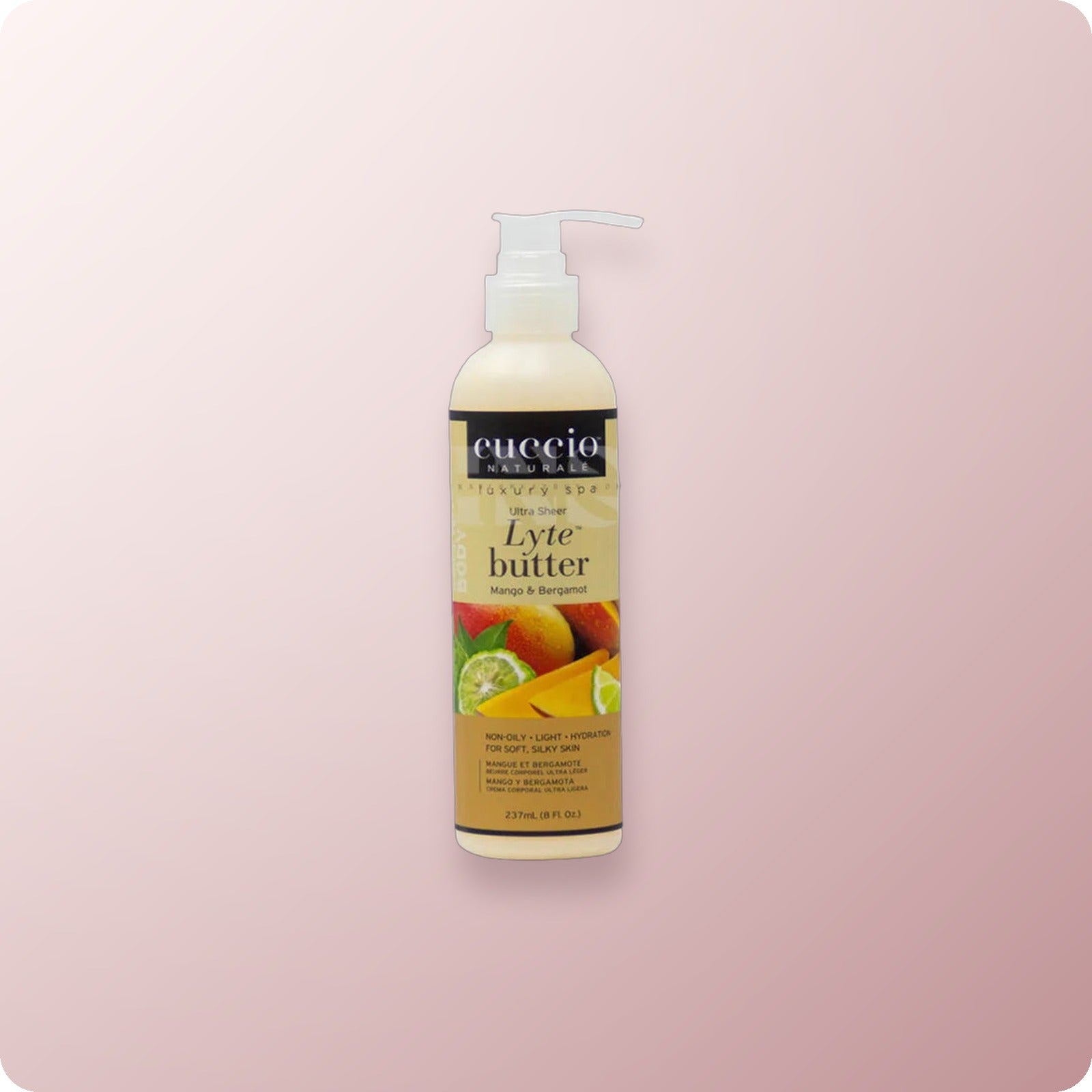 Cuccio Lyte Butter - Mango & Bergamot 8 oz