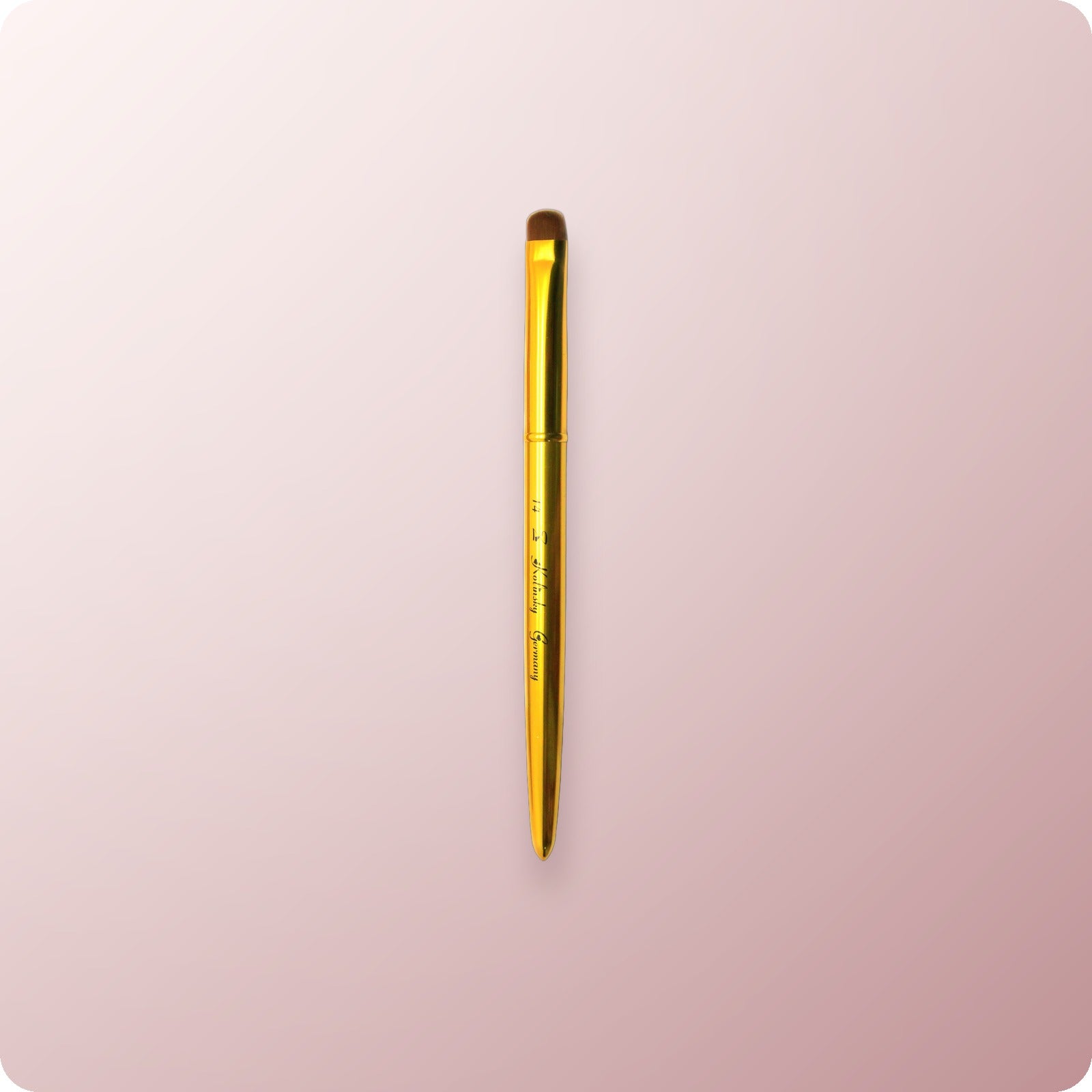 JKIO French Z Brushes - Gold Handle - Size 14