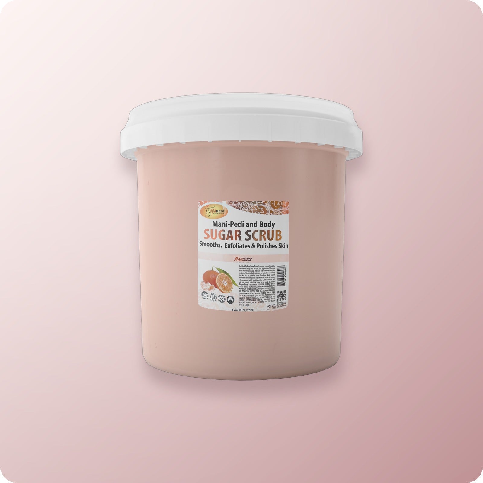 SPA REDI Sugar Scrub Mandarin Bucket