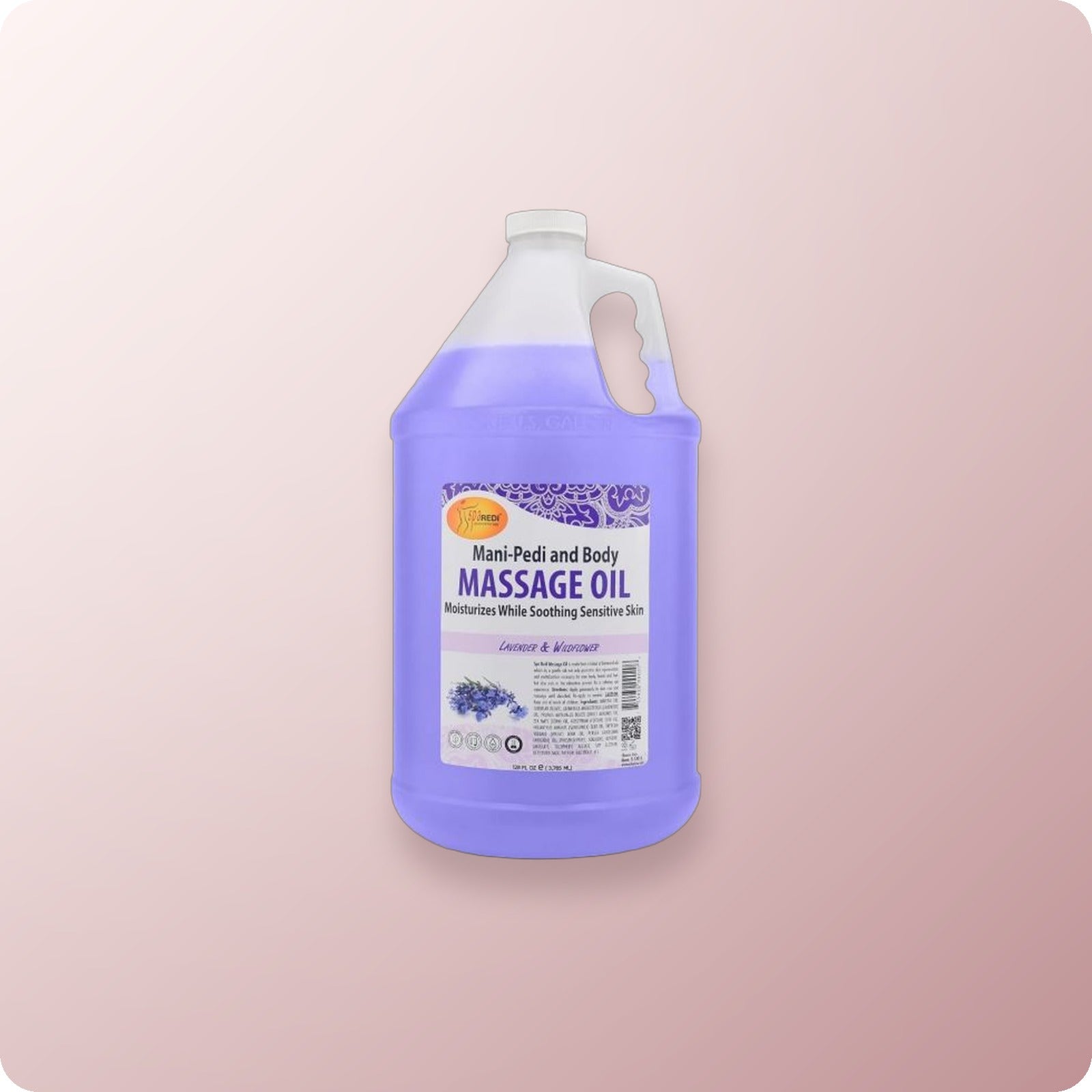 SPA REDI Massage Oil Lavender & Wildflower Gallon