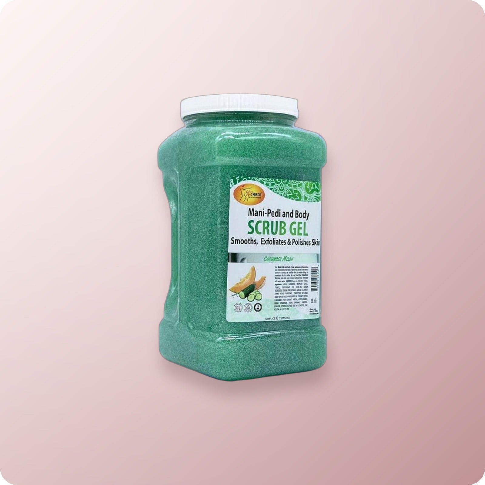SPA REDI Scrub Gel Cucumber Melon Gallon 4/Box