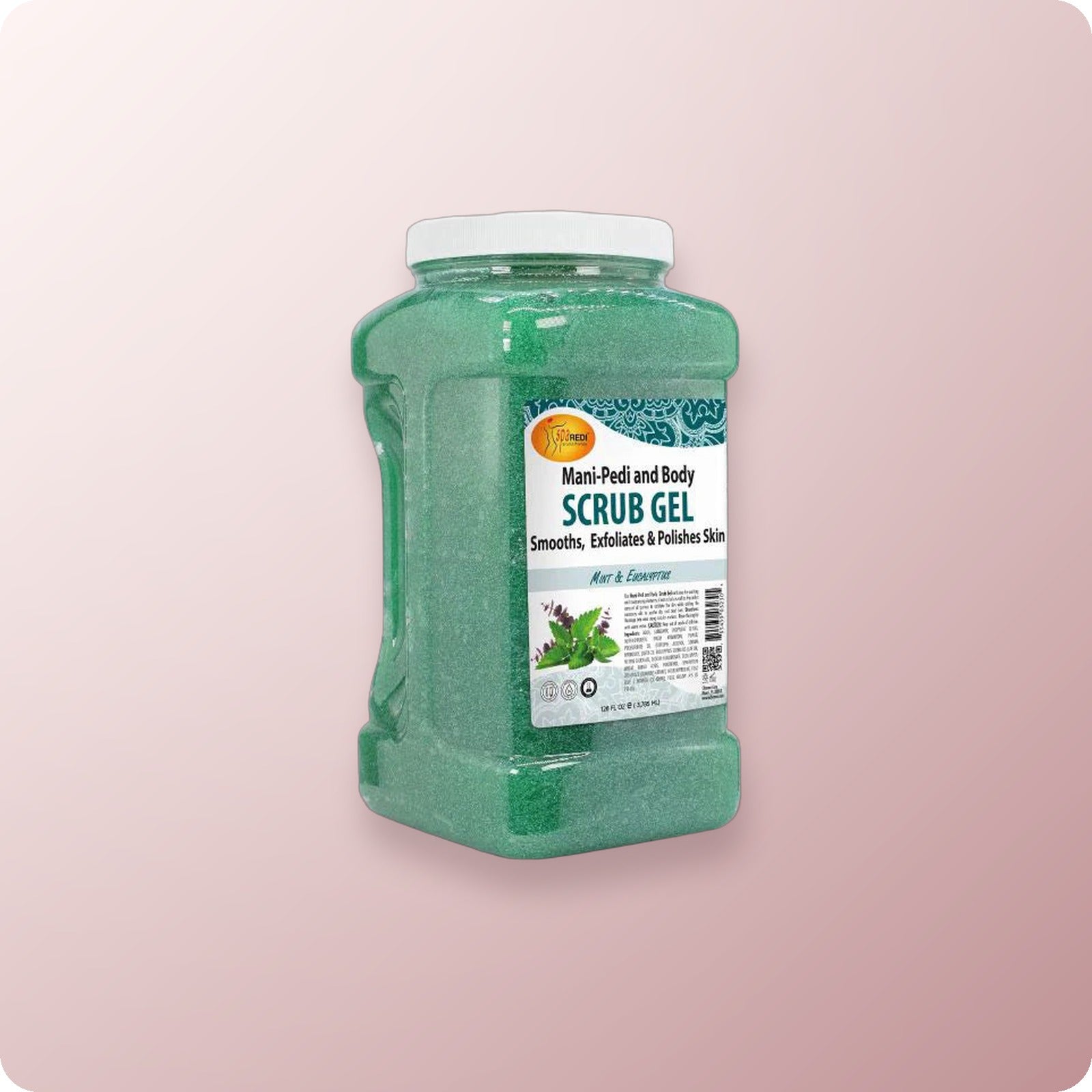 SPA REDI Scrub Gel Mint & Eucalyptus Gallon 4/Box