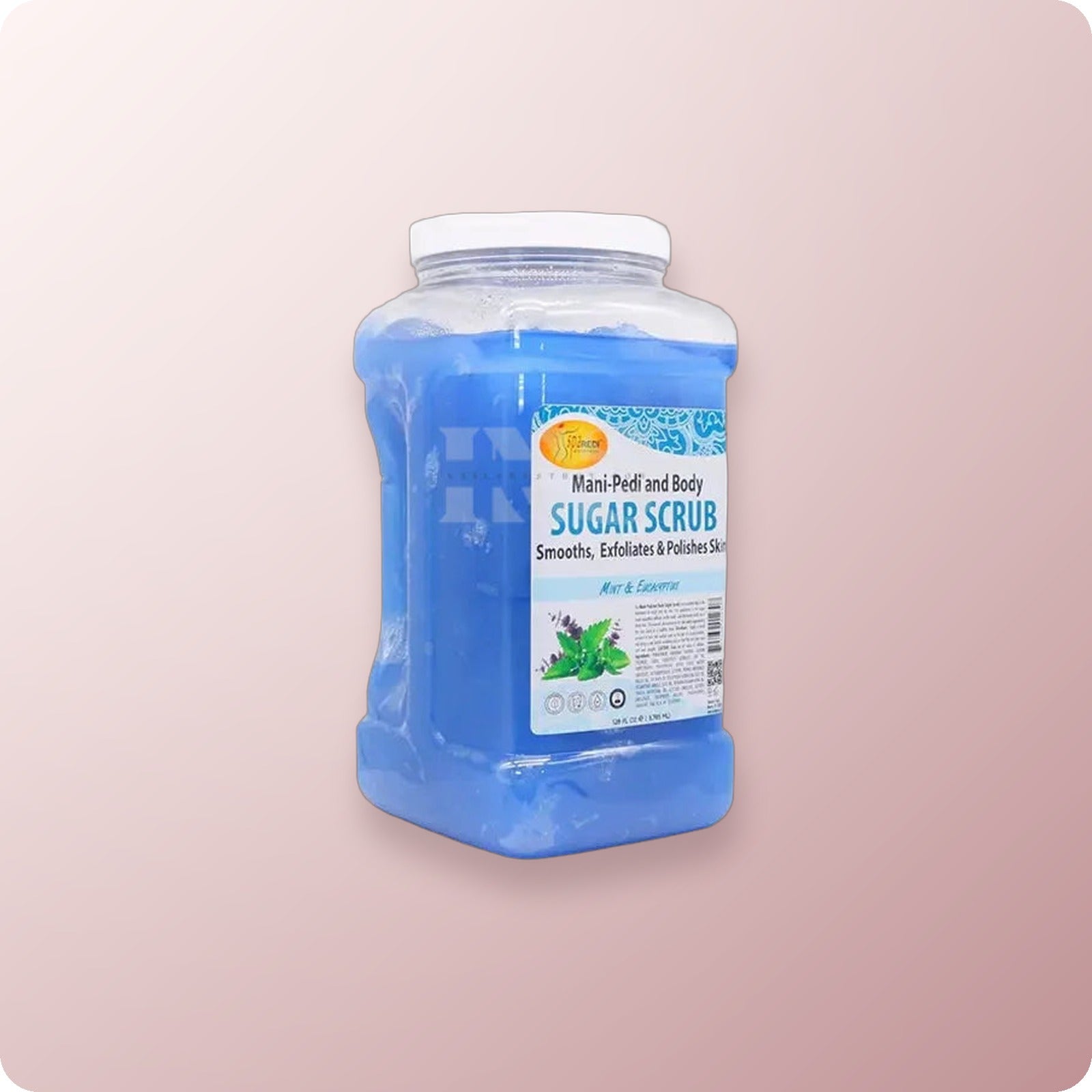 SPA REDI Sugar Scrub Mint & Eucalyptus Gallon 4/Box