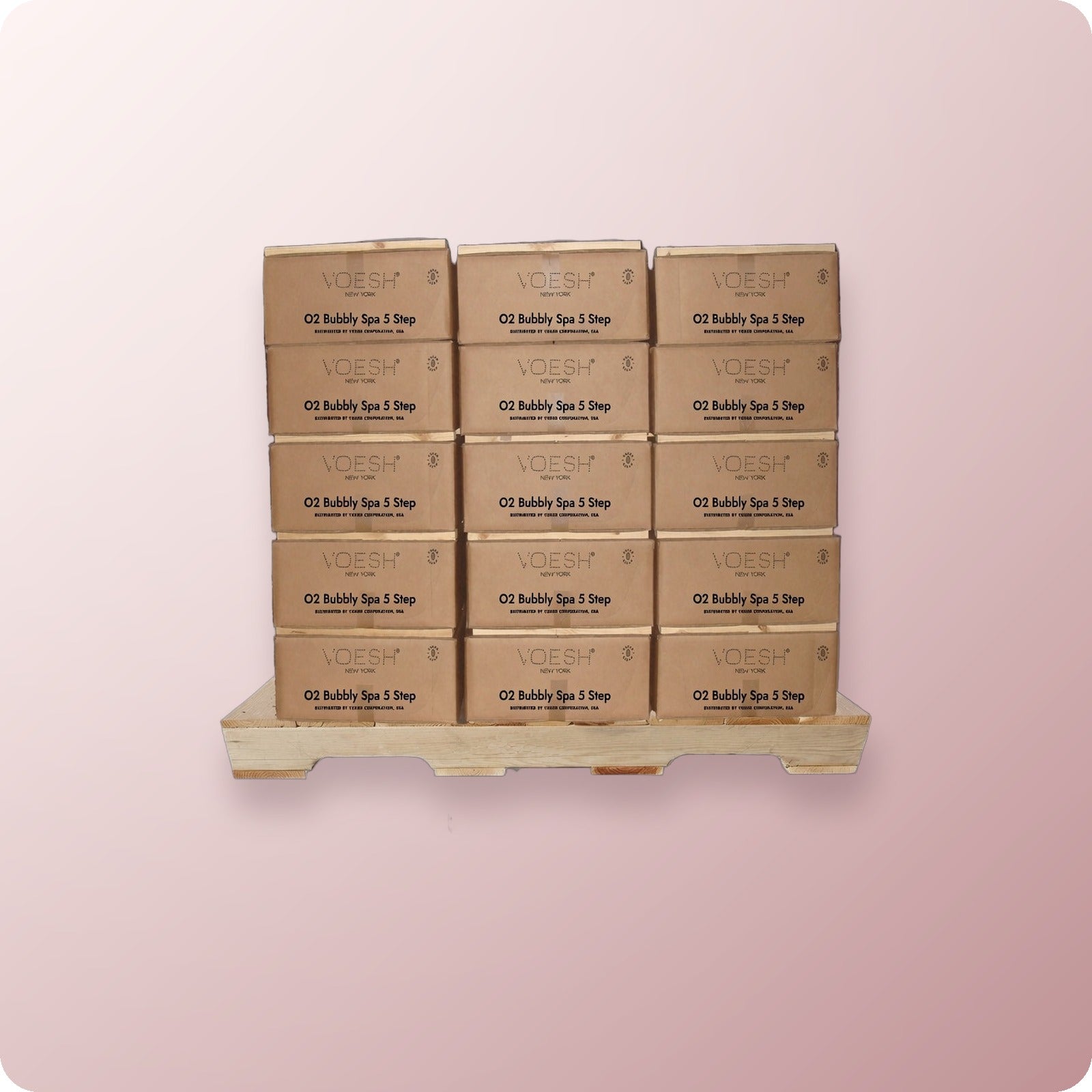 VOESH O2 Bubbly Spa 5 Step 50/Box 60 Box/Pallet(Buy 45 Get 15) W2