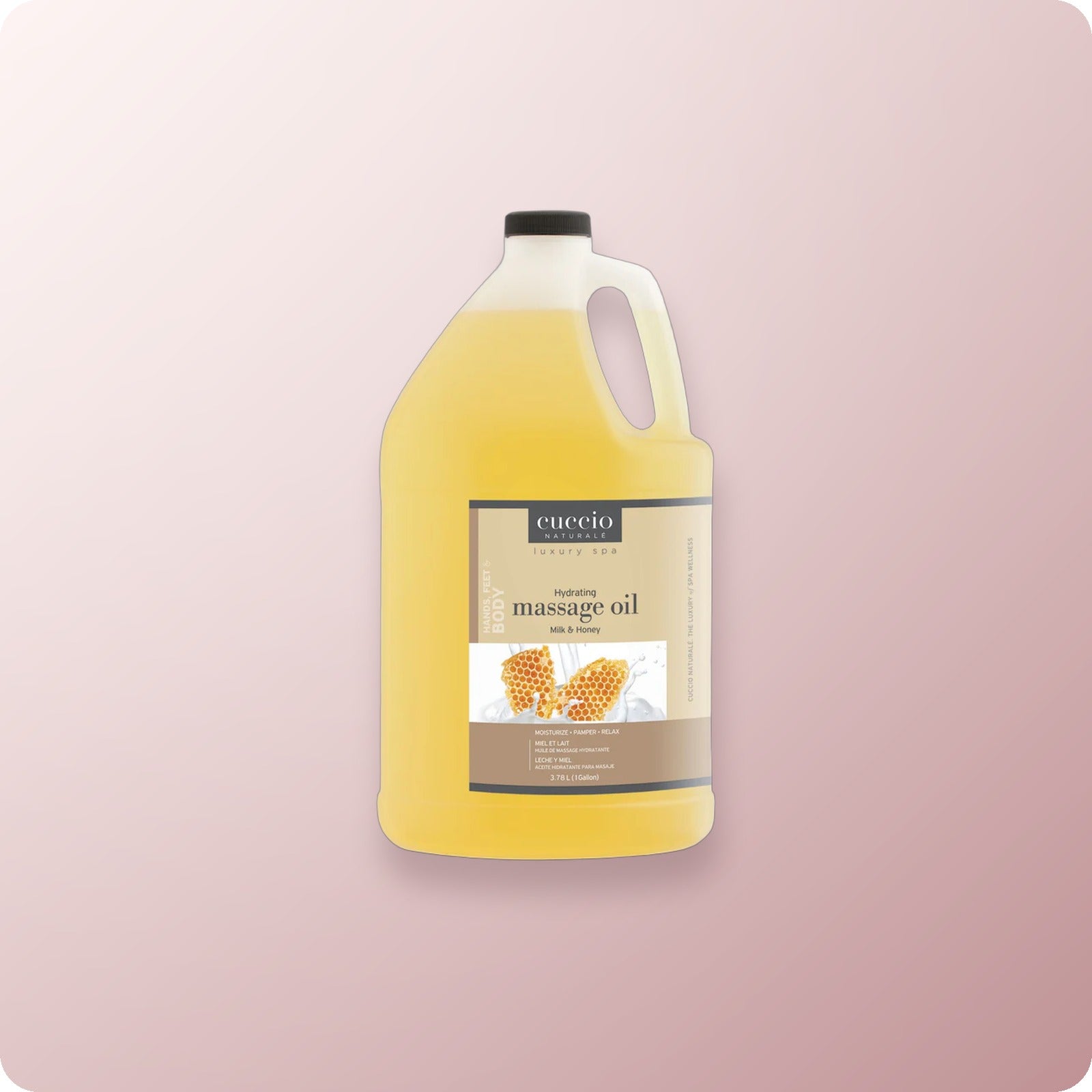 CUCCIO Massage Oil Milk & Honey Gallon