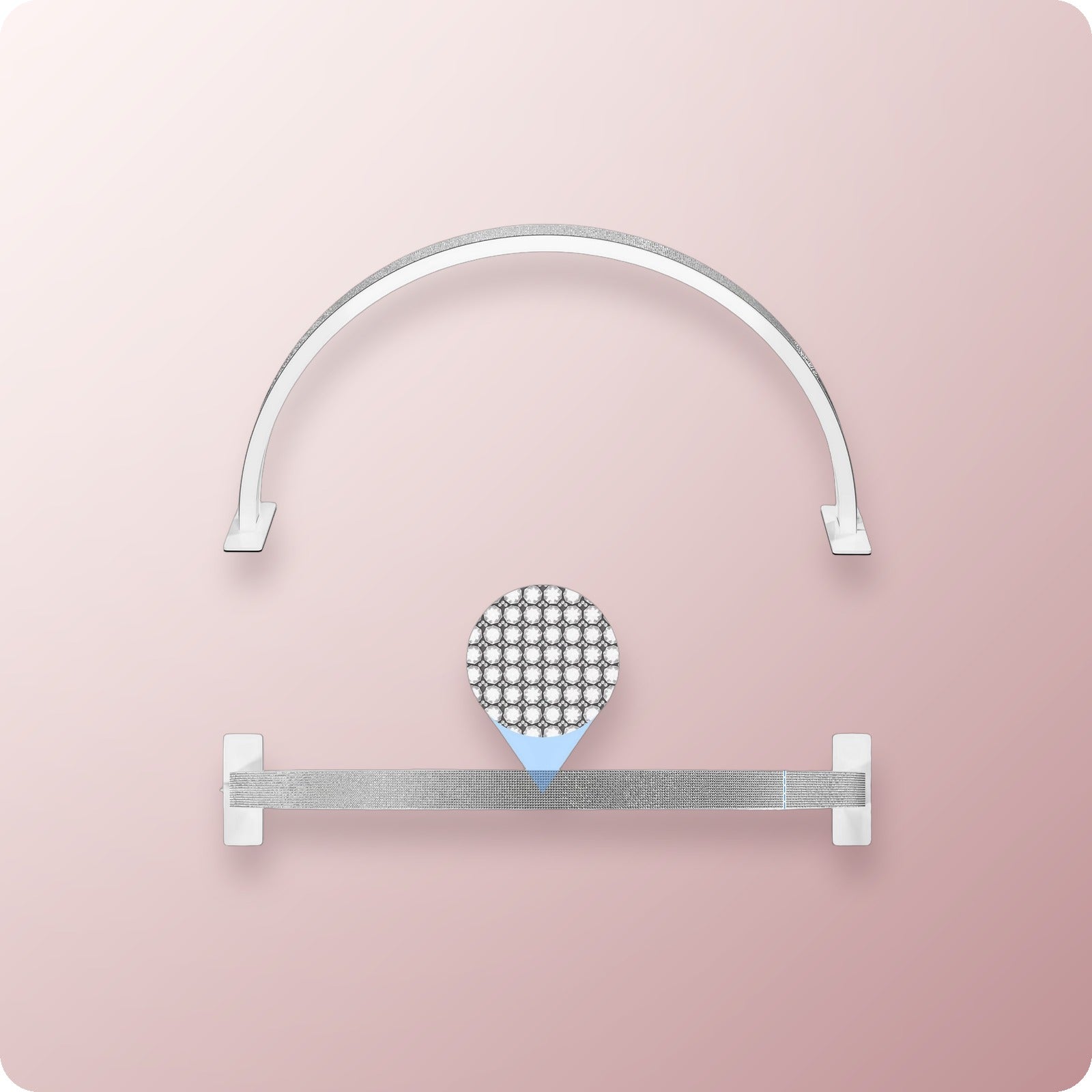 SEN PRO Half Moon Light for Nail Desk