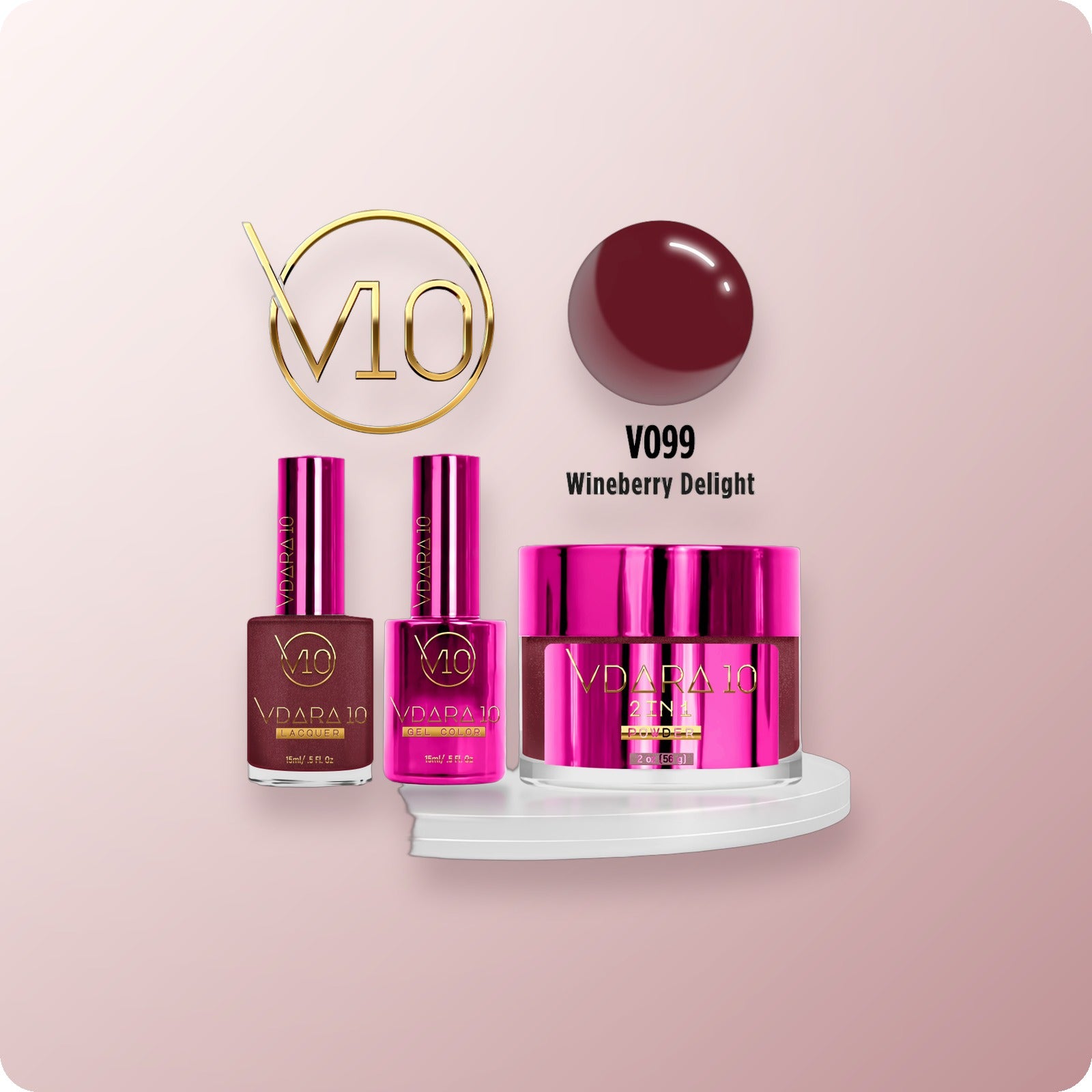 VDARA Trio 099 Wineberry Delight