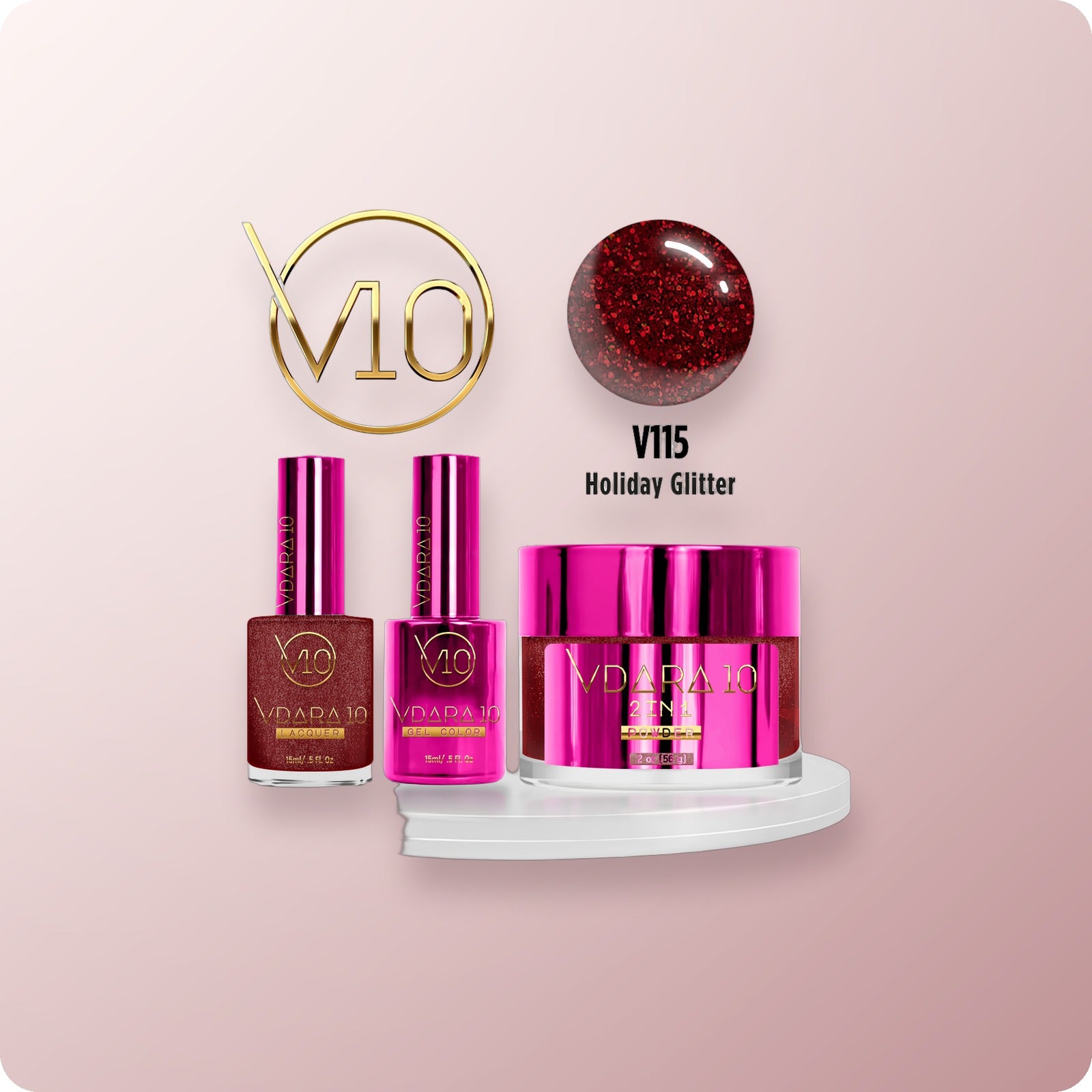 VDARA Trio 115 Holiday Glitter