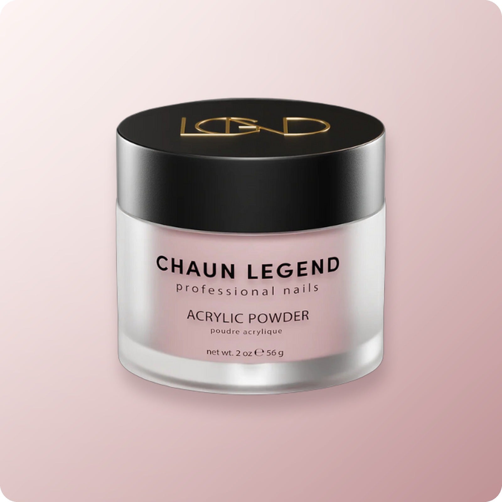 CHAUN LEGEND Acrylic Powder - Pink Peony A2 106 - 2oz