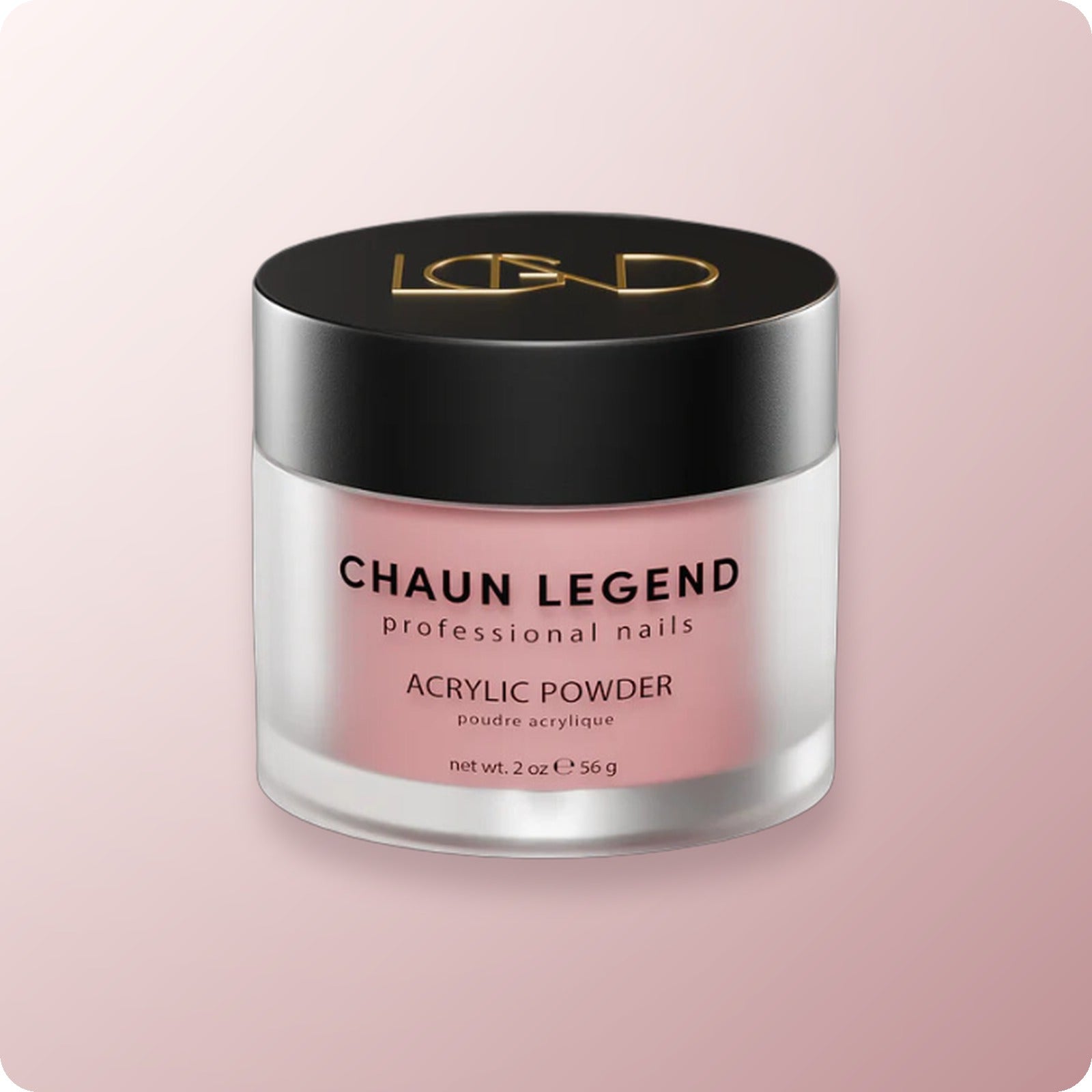 CHAUN LEGEND Acrylic Powder - Strawberries N' Cream A2 161 - 2oz