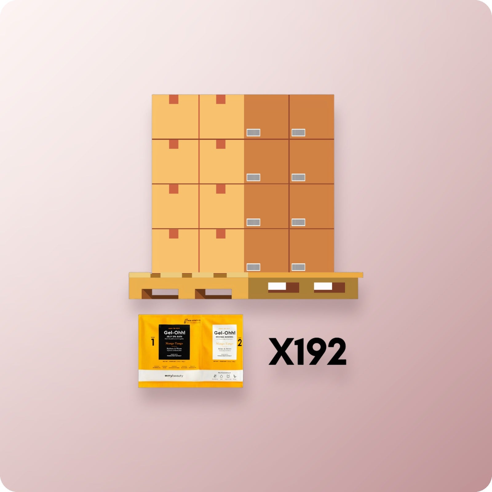 GEL-OHH! Jelly Spa Pedi 2 Step 30/Box - 192/Pallet (W2)